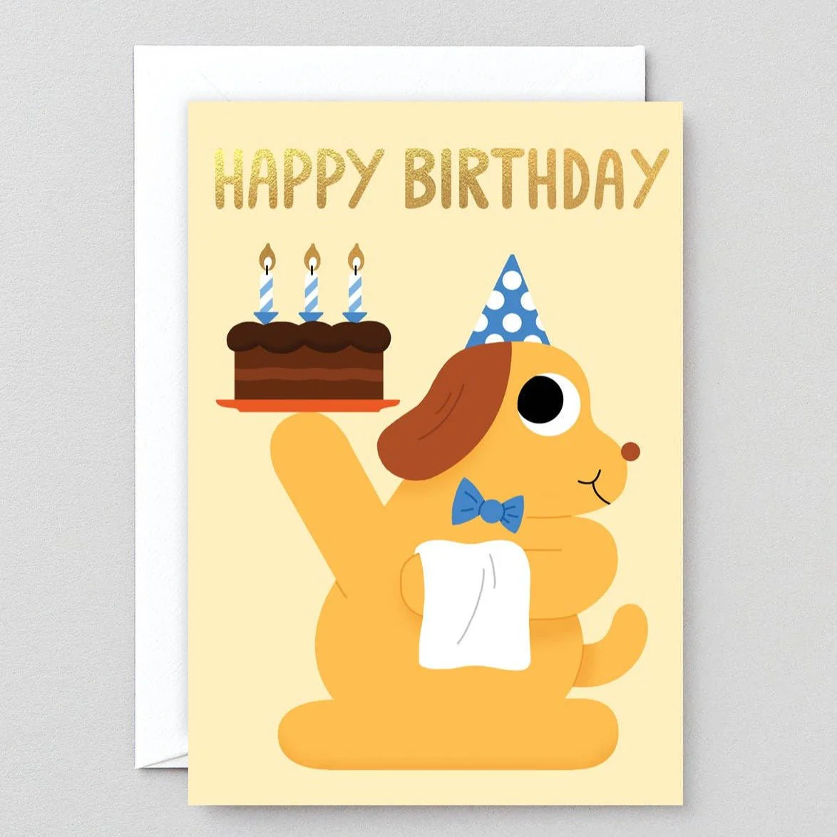 Happy Birthday Dog Cake Card - Image 2