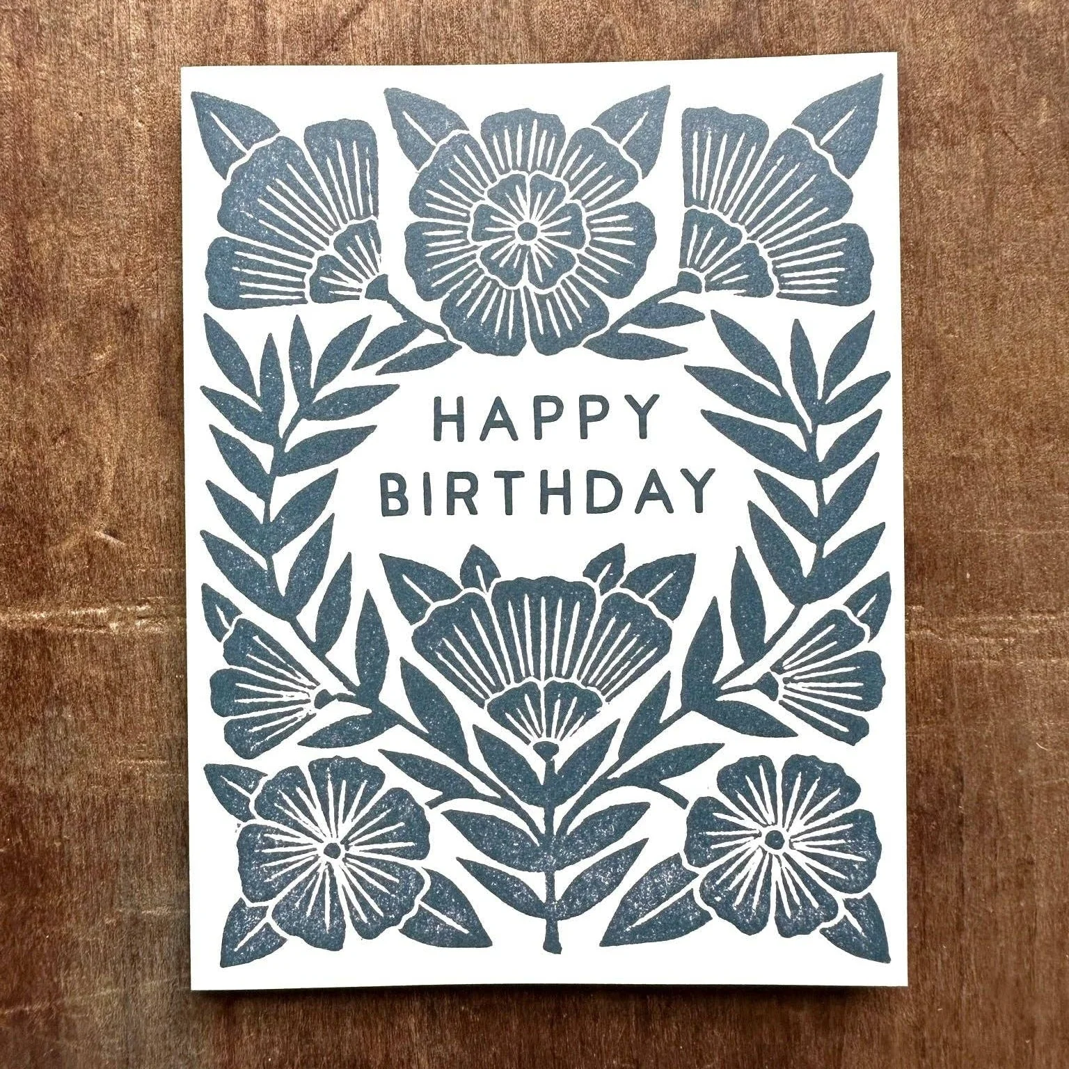Floral Block Birthday Card - Image 2
