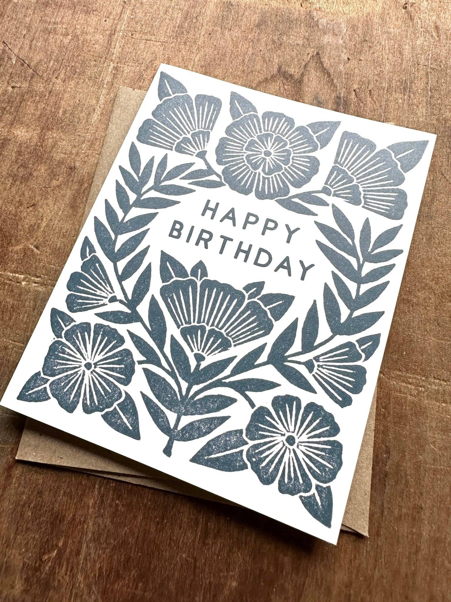 Floral Block Birthday Card - Image 5