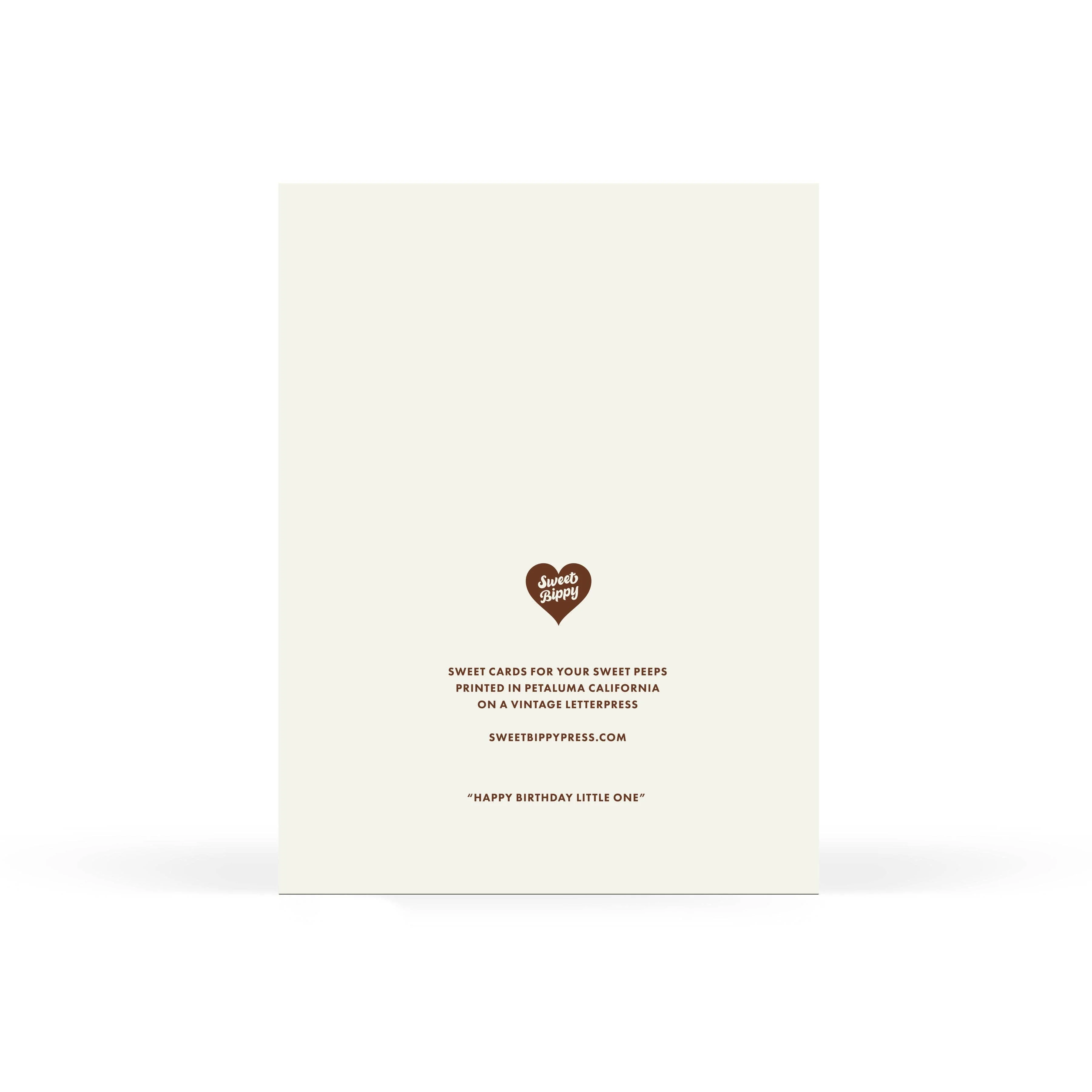 Little One Pooh Birthday  Card - Image 2
