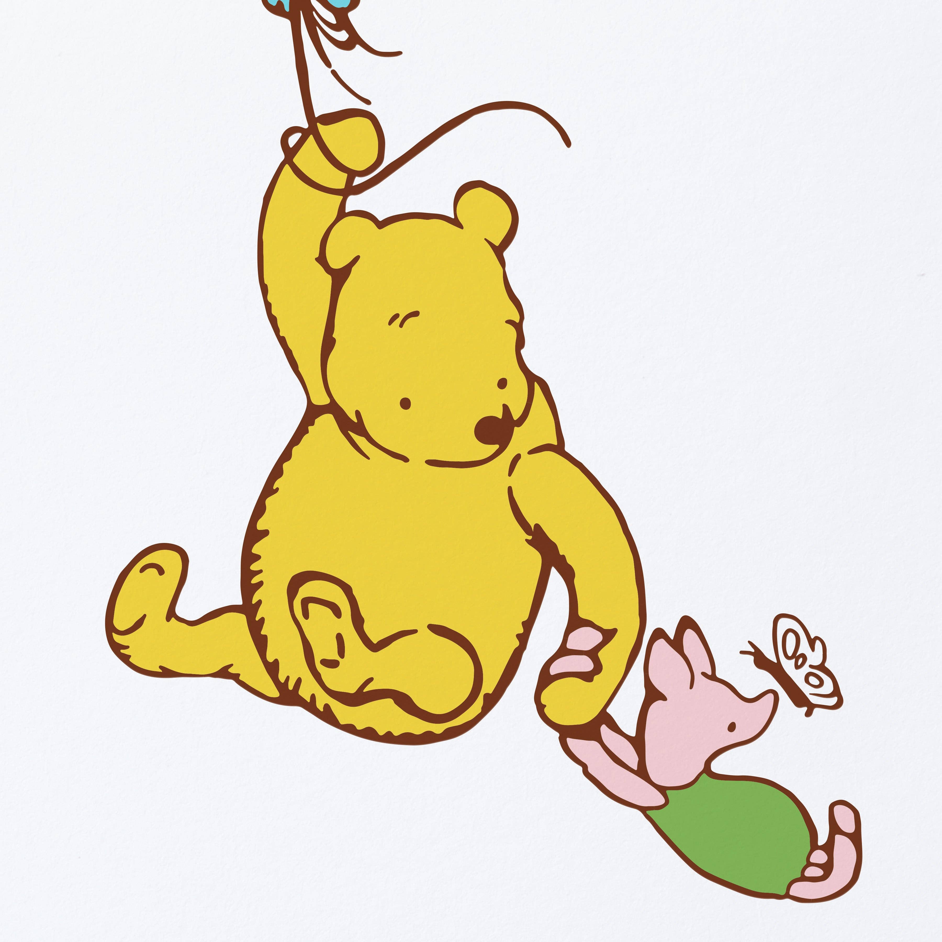 Little One Pooh Birthday  Card - Image 4
