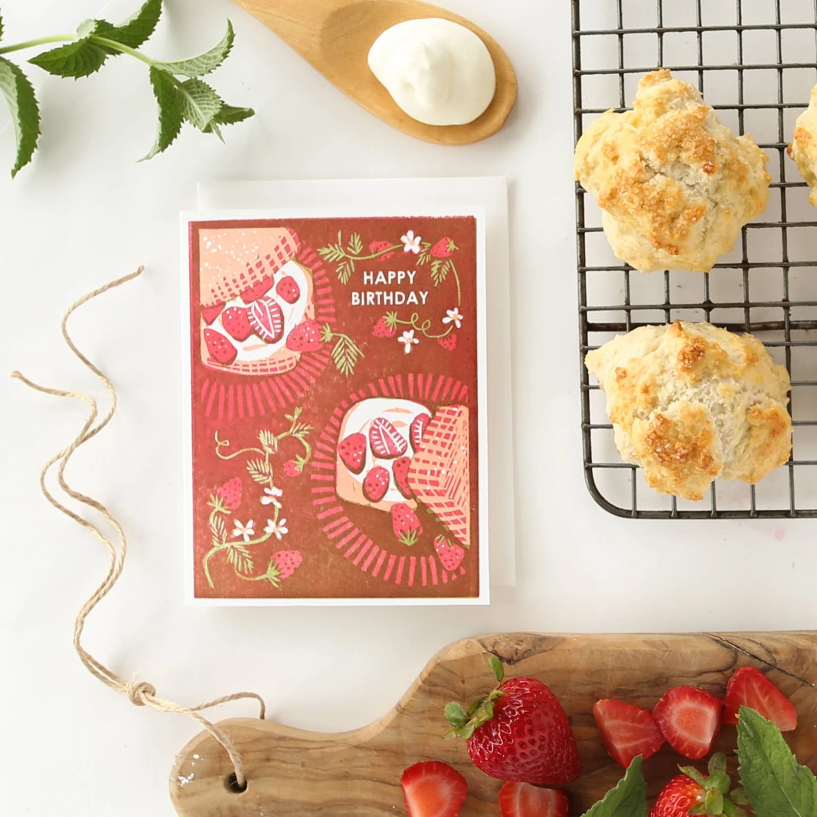 Strawberry Shortcake Birthday Card - Image 2