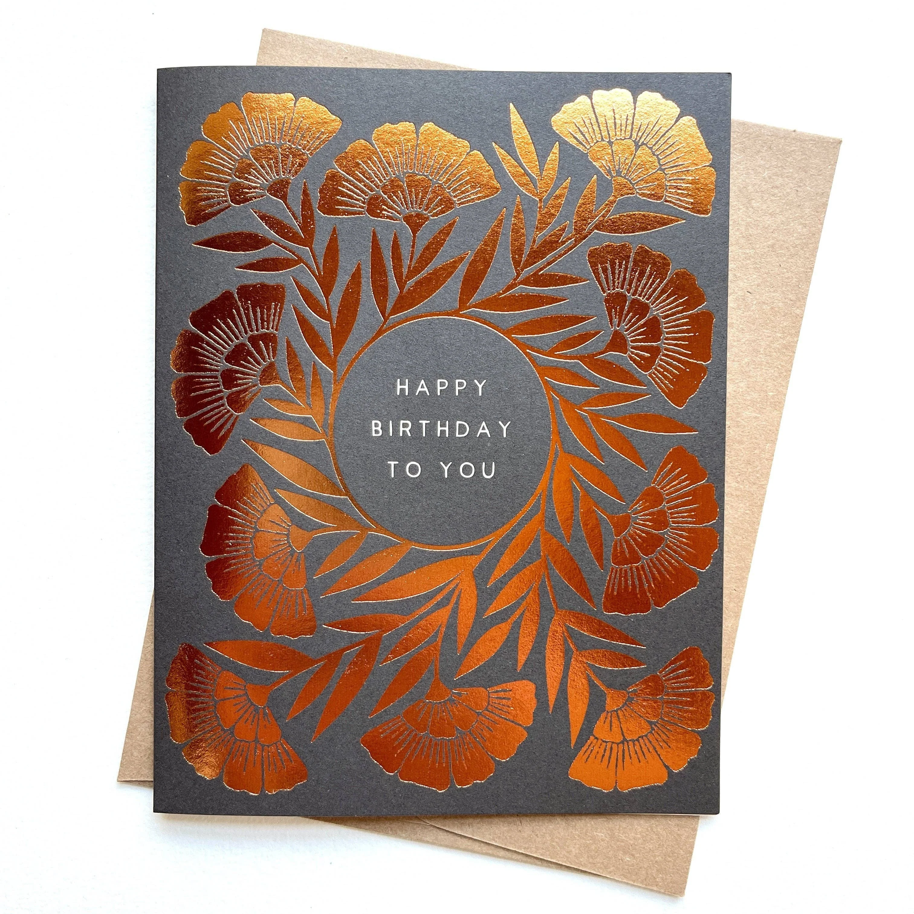 Copper Foil Birthday Card - Image 2