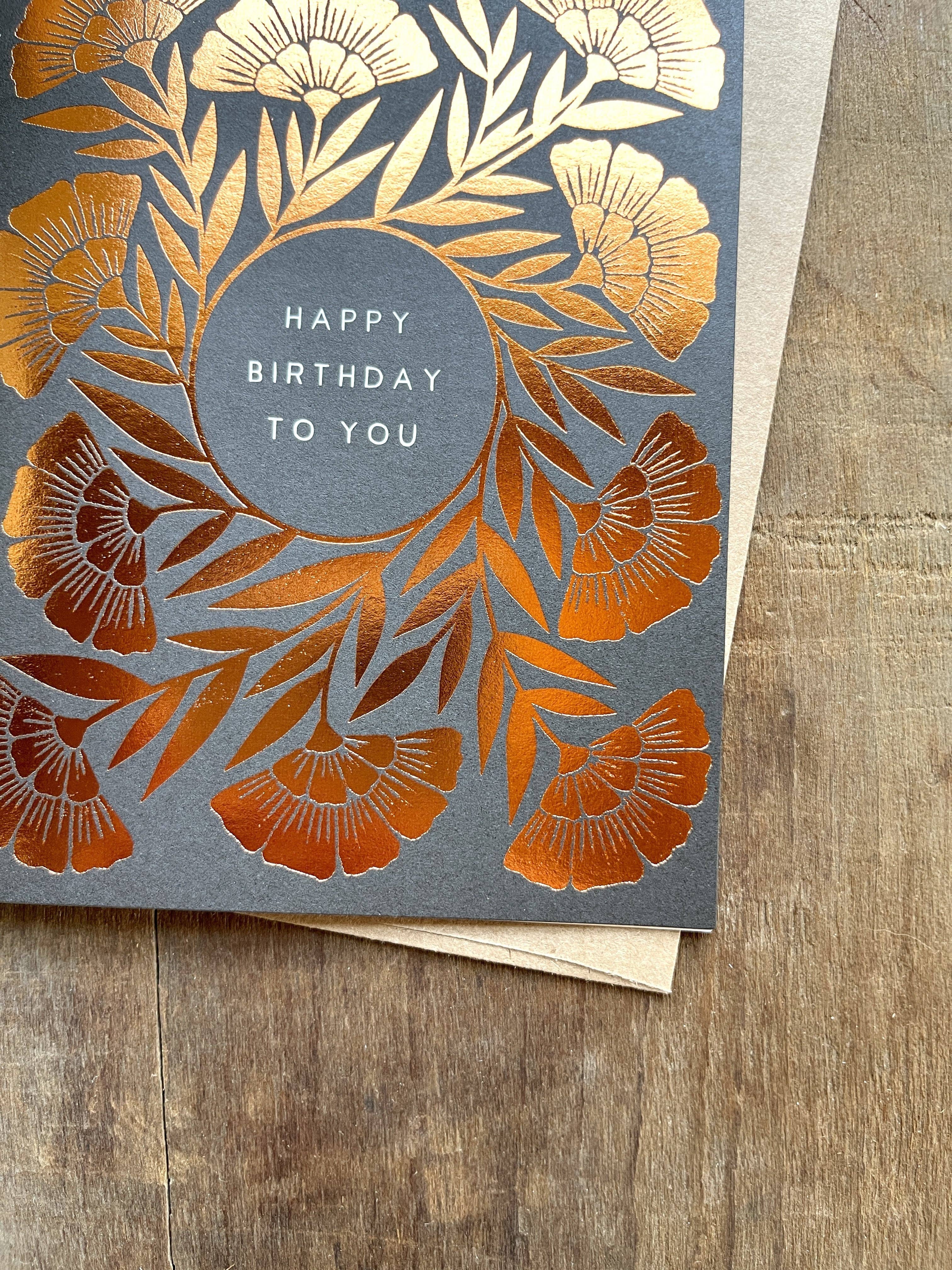 Copper Foil Birthday Card - Image 4