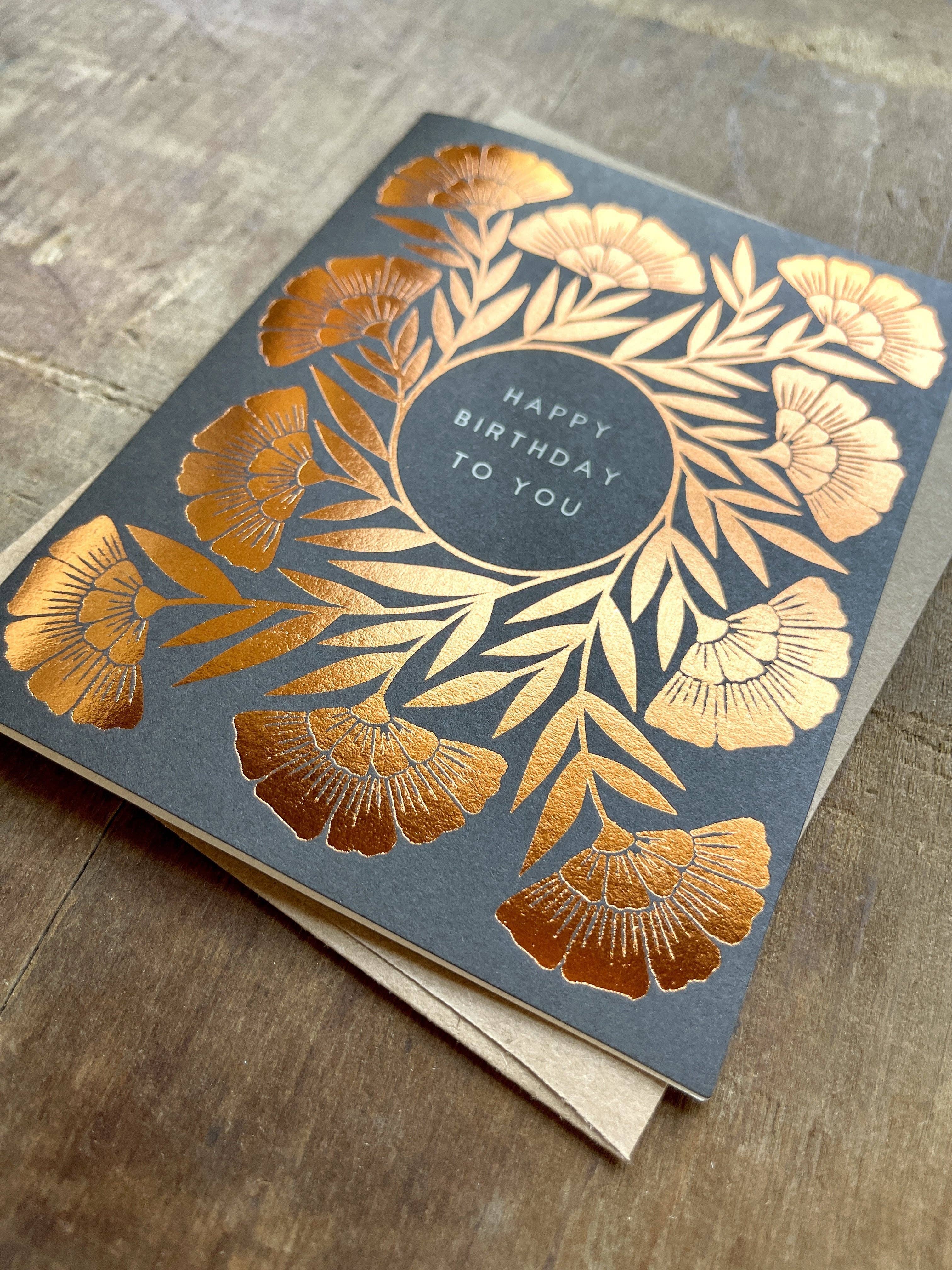 Copper Foil Birthday Card - Image 5