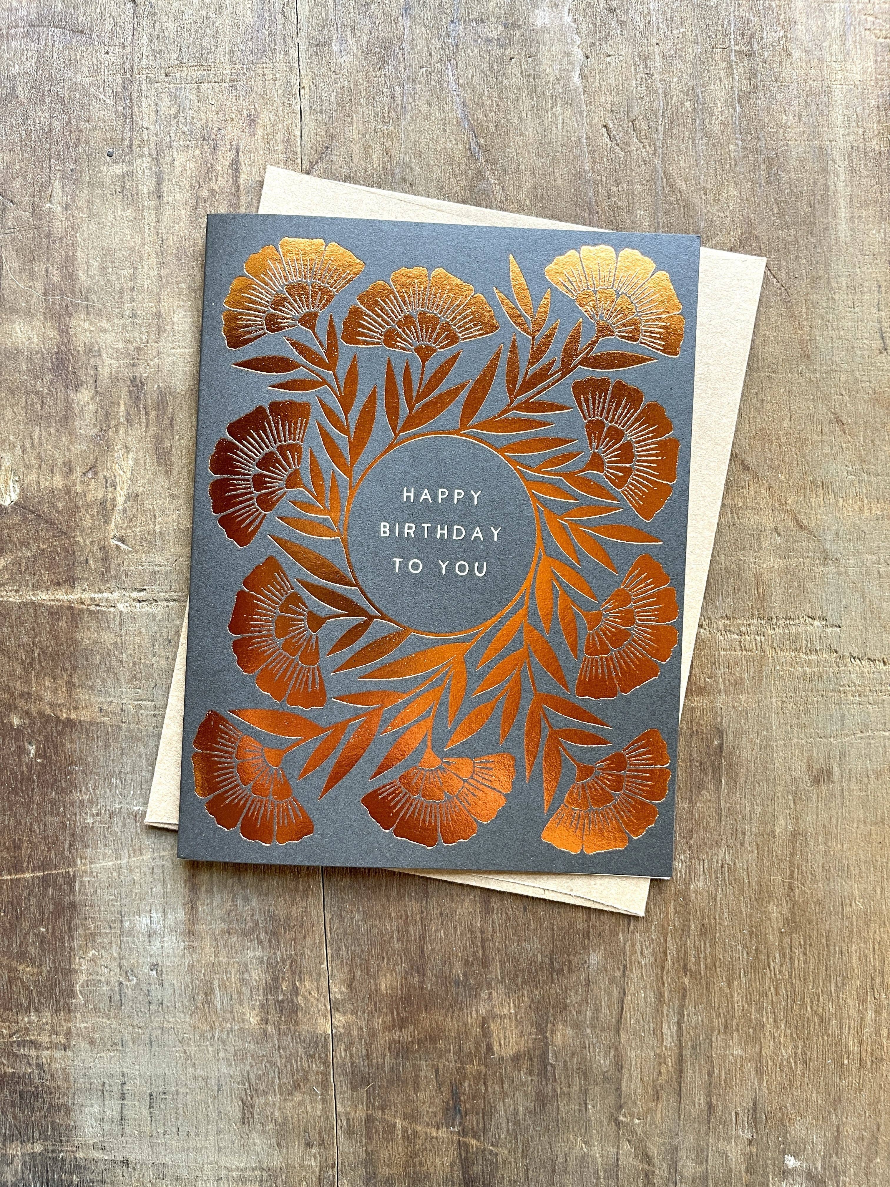 Copper Foil Birthday Card - Image 6