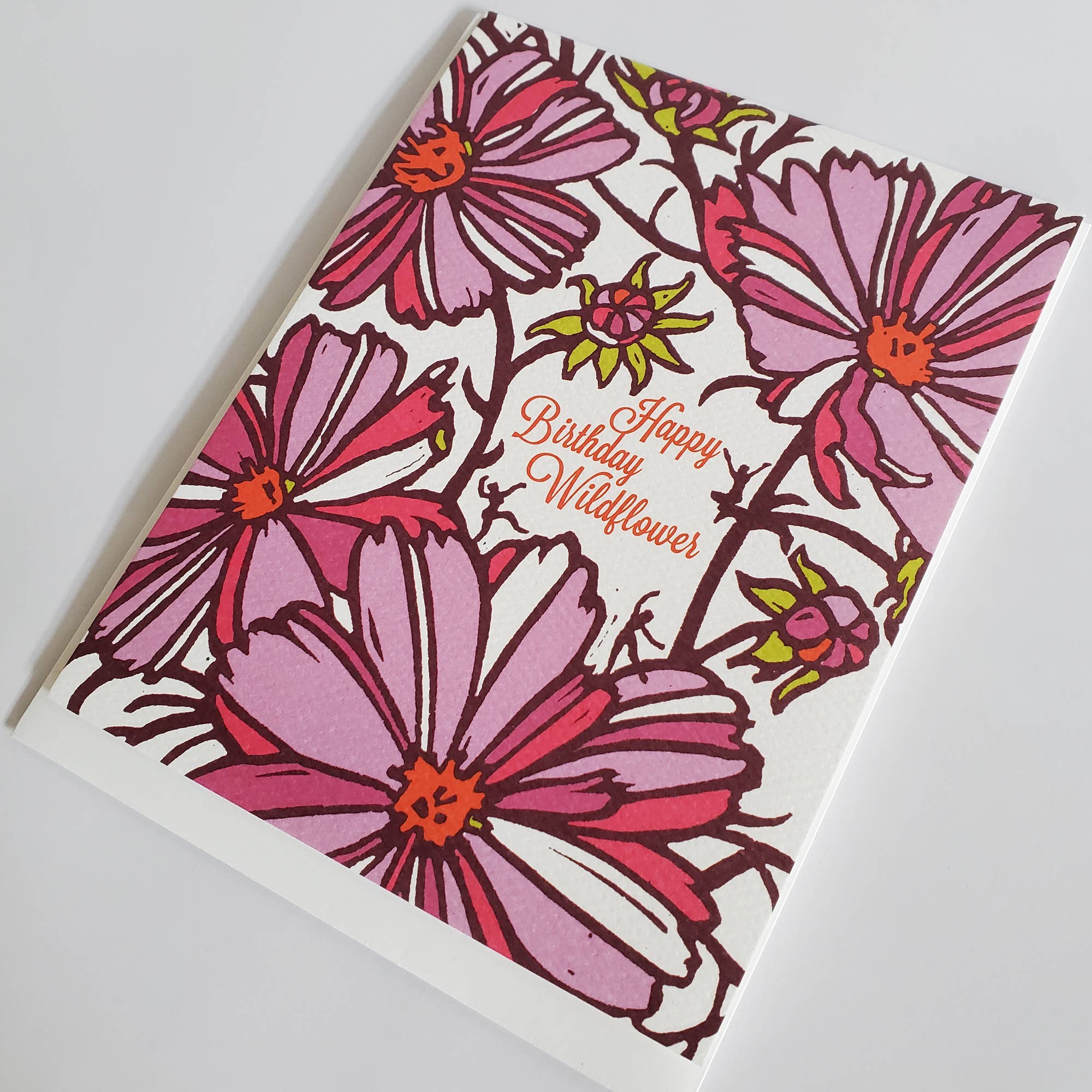 Wildflower Happy Birthday Card - Image 3
