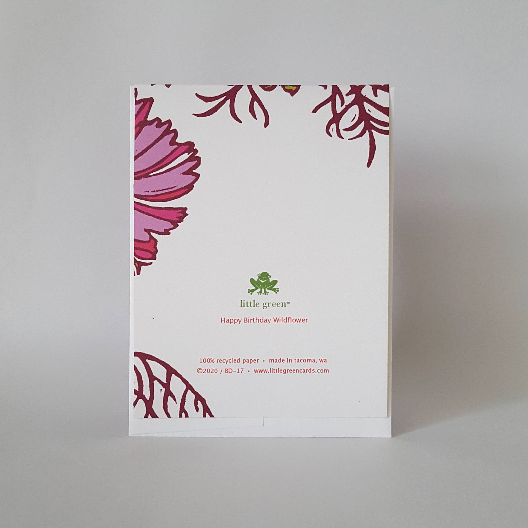 Wildflower Happy Birthday Card - Image 4