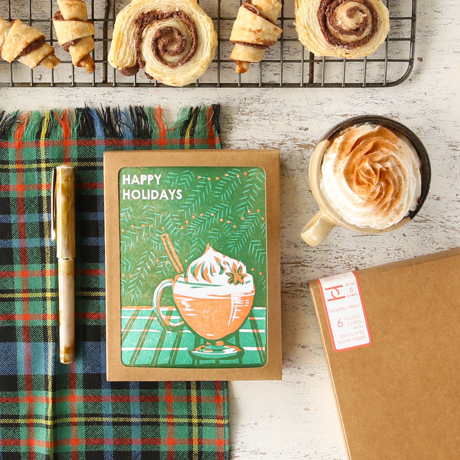 Eggnog Holiday Card Box Set - Image 2