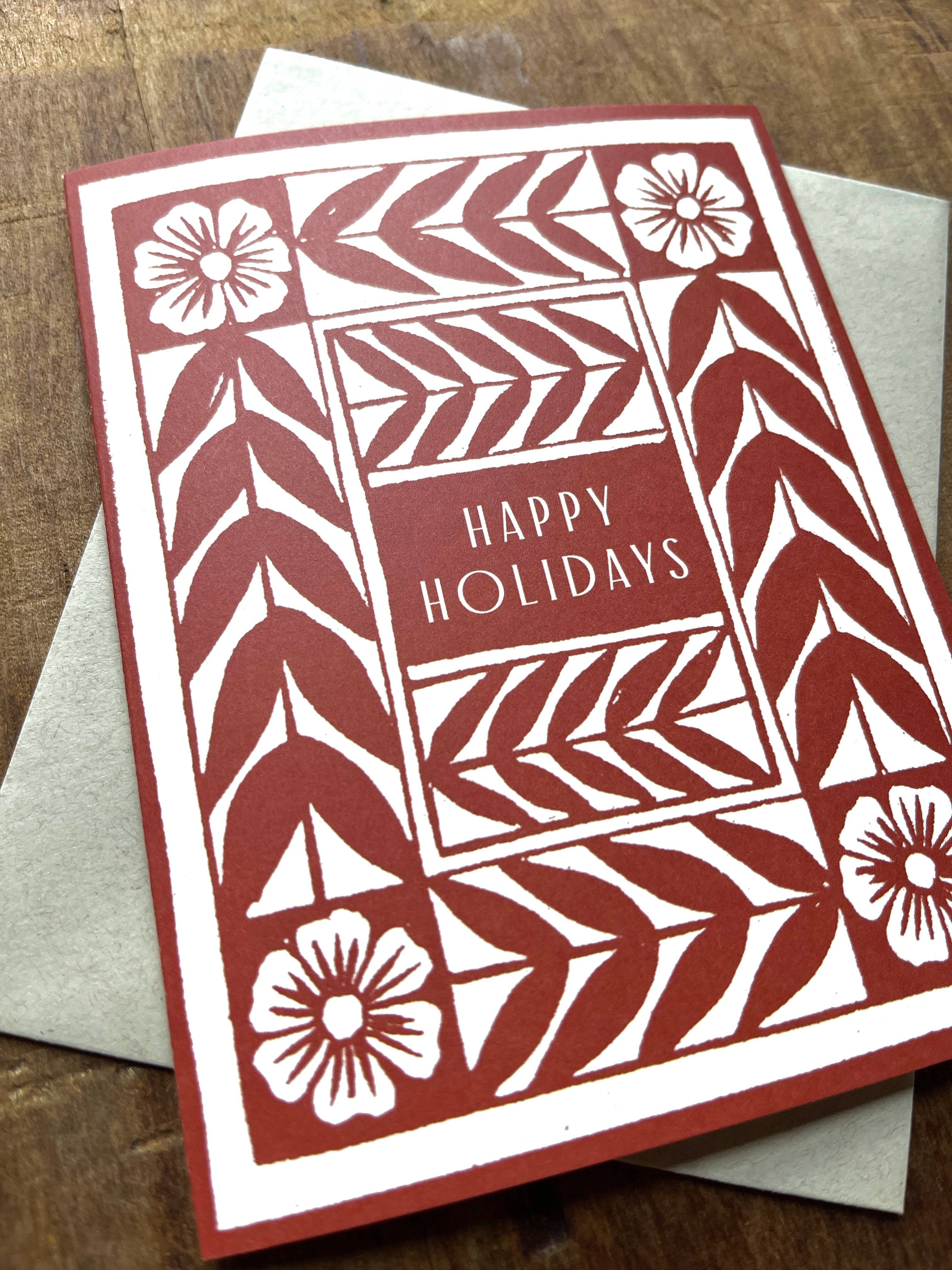 Vine & Flower Holiday Card - Image 7