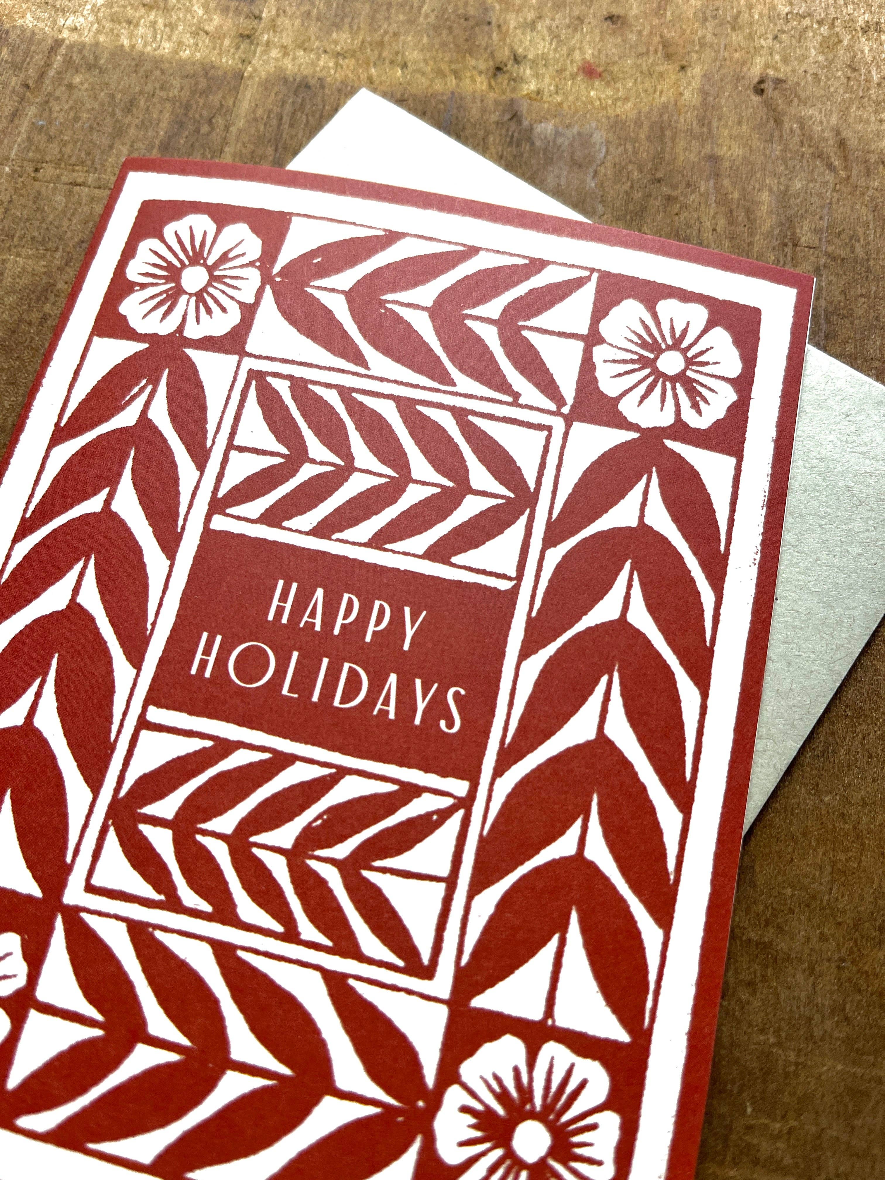Vine & Flower Holiday Card - Image 9