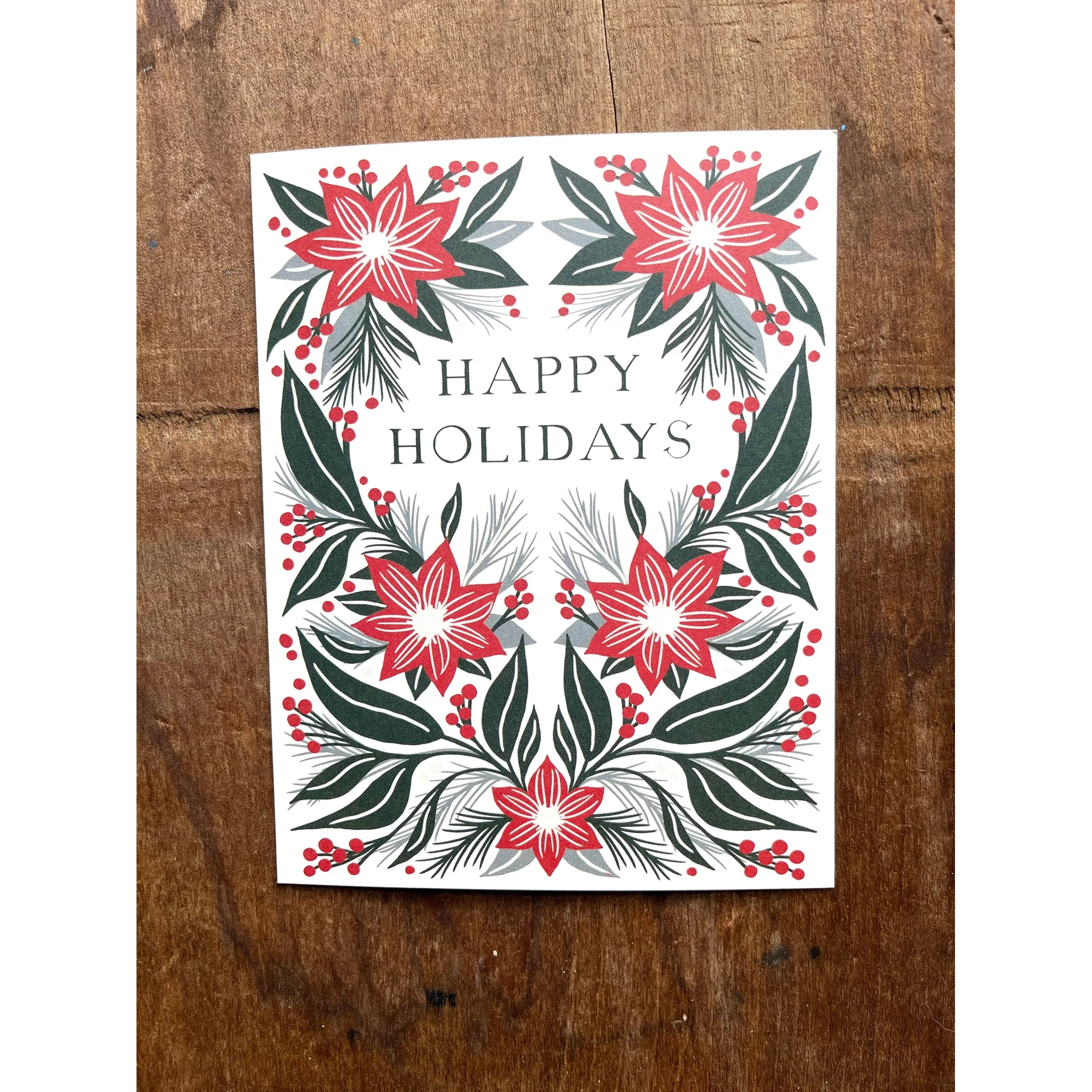 Poinsettia Holiday Card - Image 4
