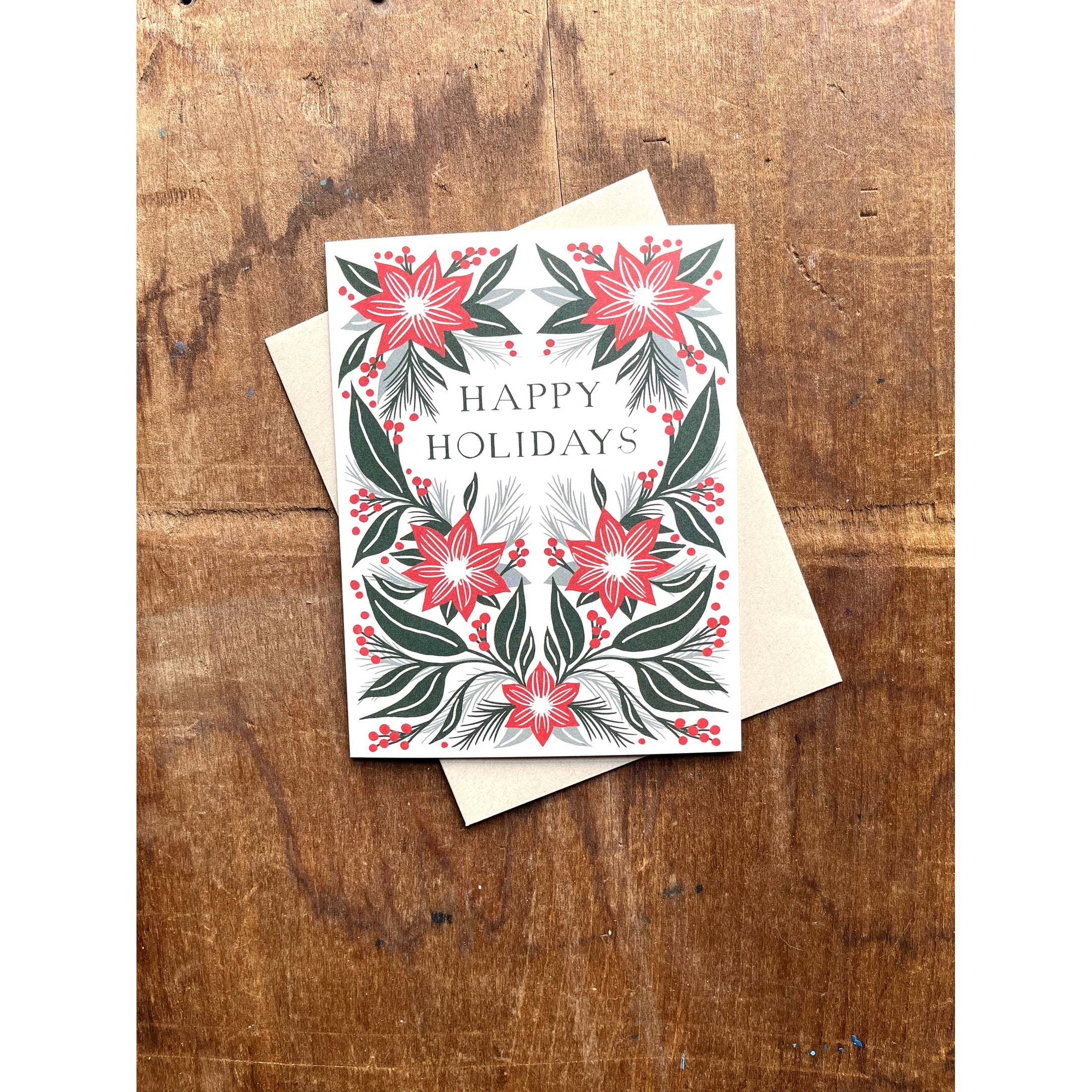 Poinsettia Holiday Card - Image 7
