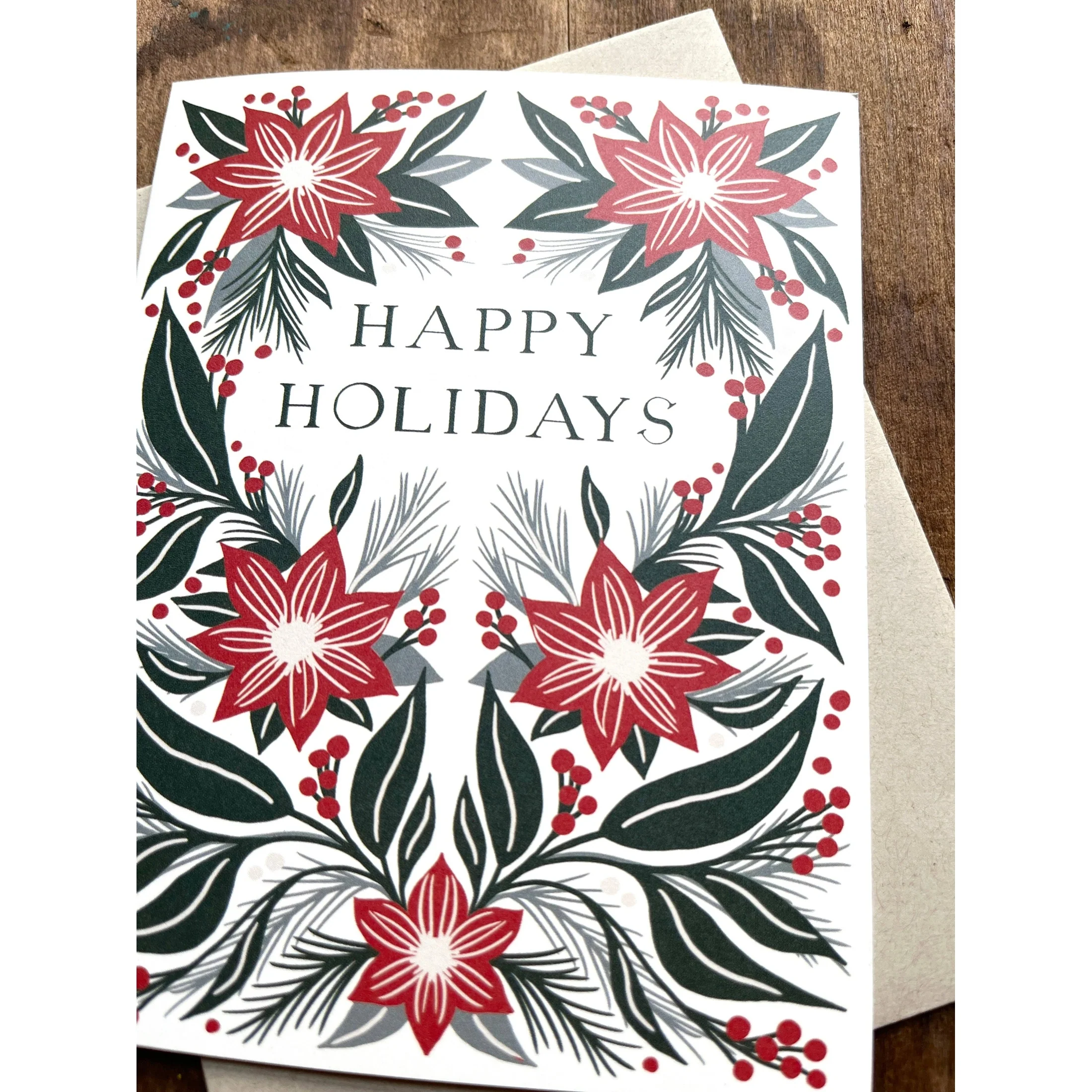 Poinsettia Holiday Card - Image 8