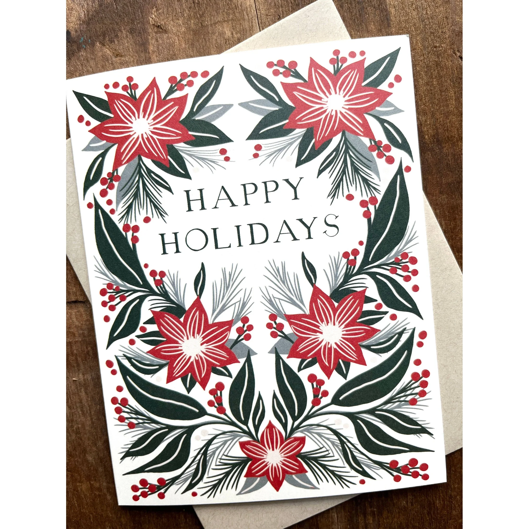 Poinsettia Holiday Card - Image 9