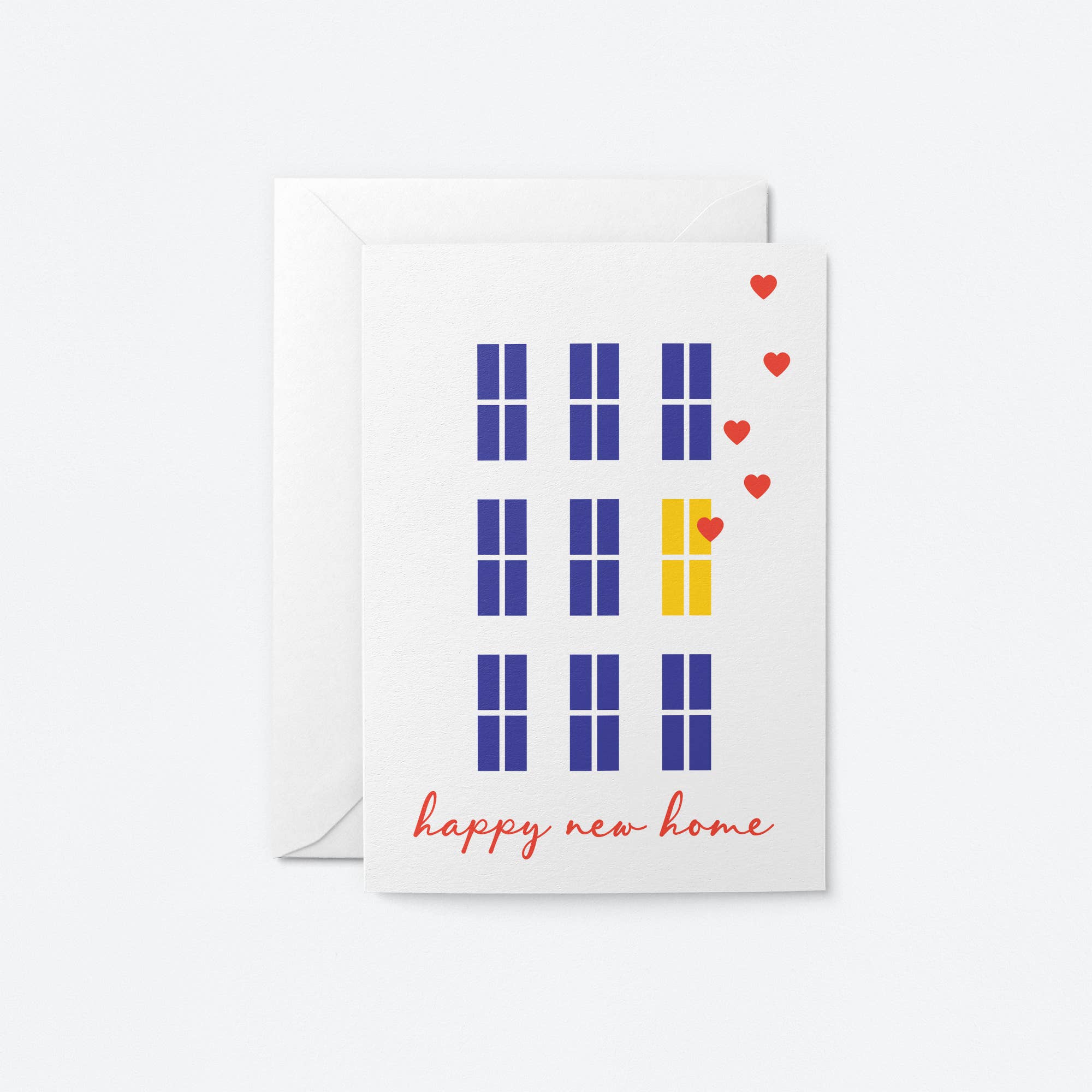 Happy New Home Windows Card