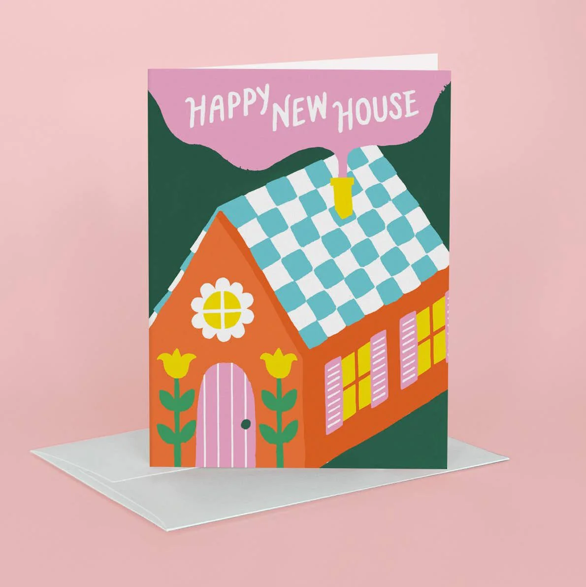 Happy New House Card