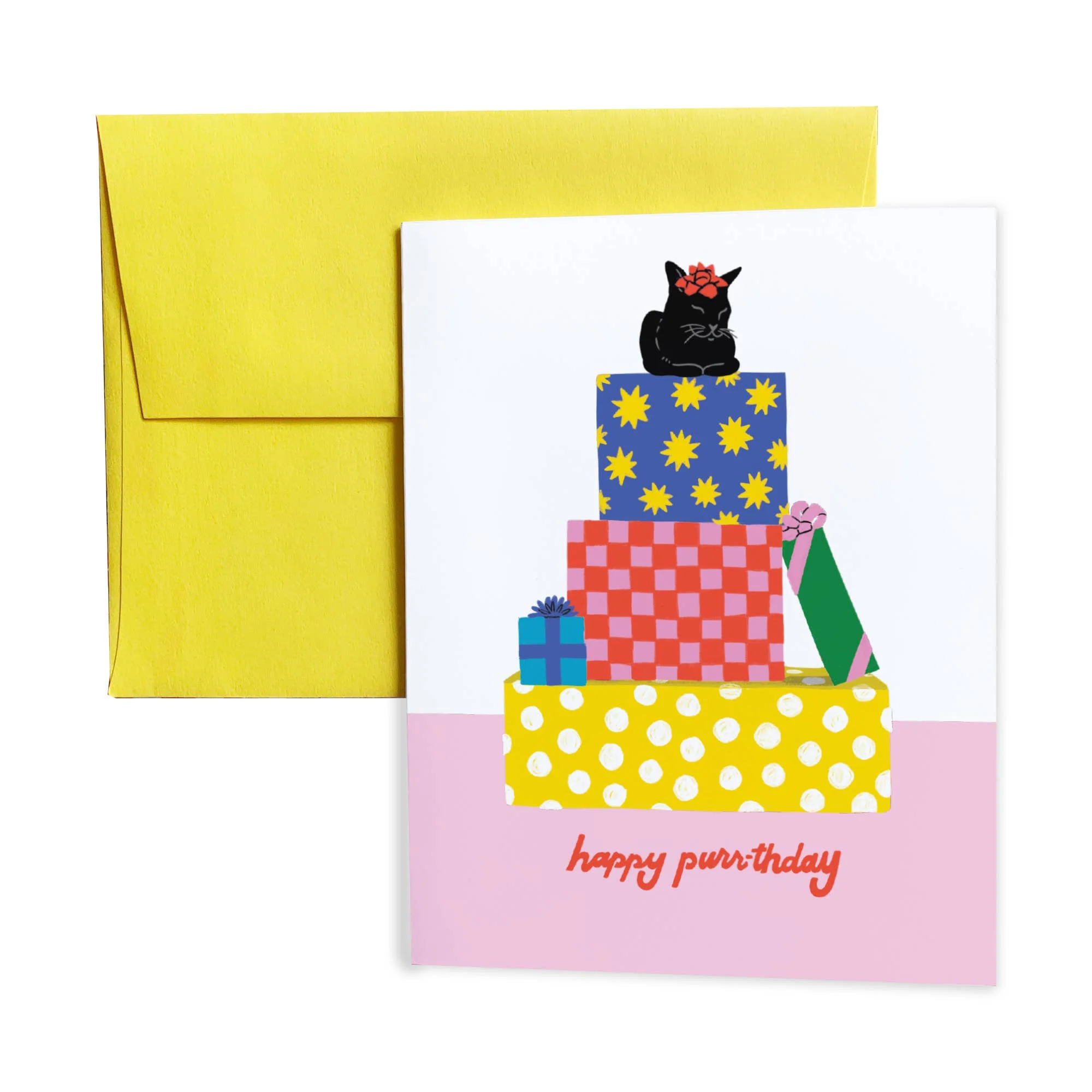 Happy Purrthday Birthday Card - Image 2