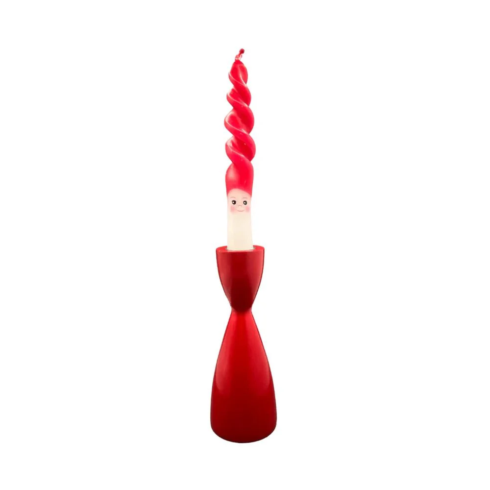 Happy Xmas Elf Taper Candles - Image 3