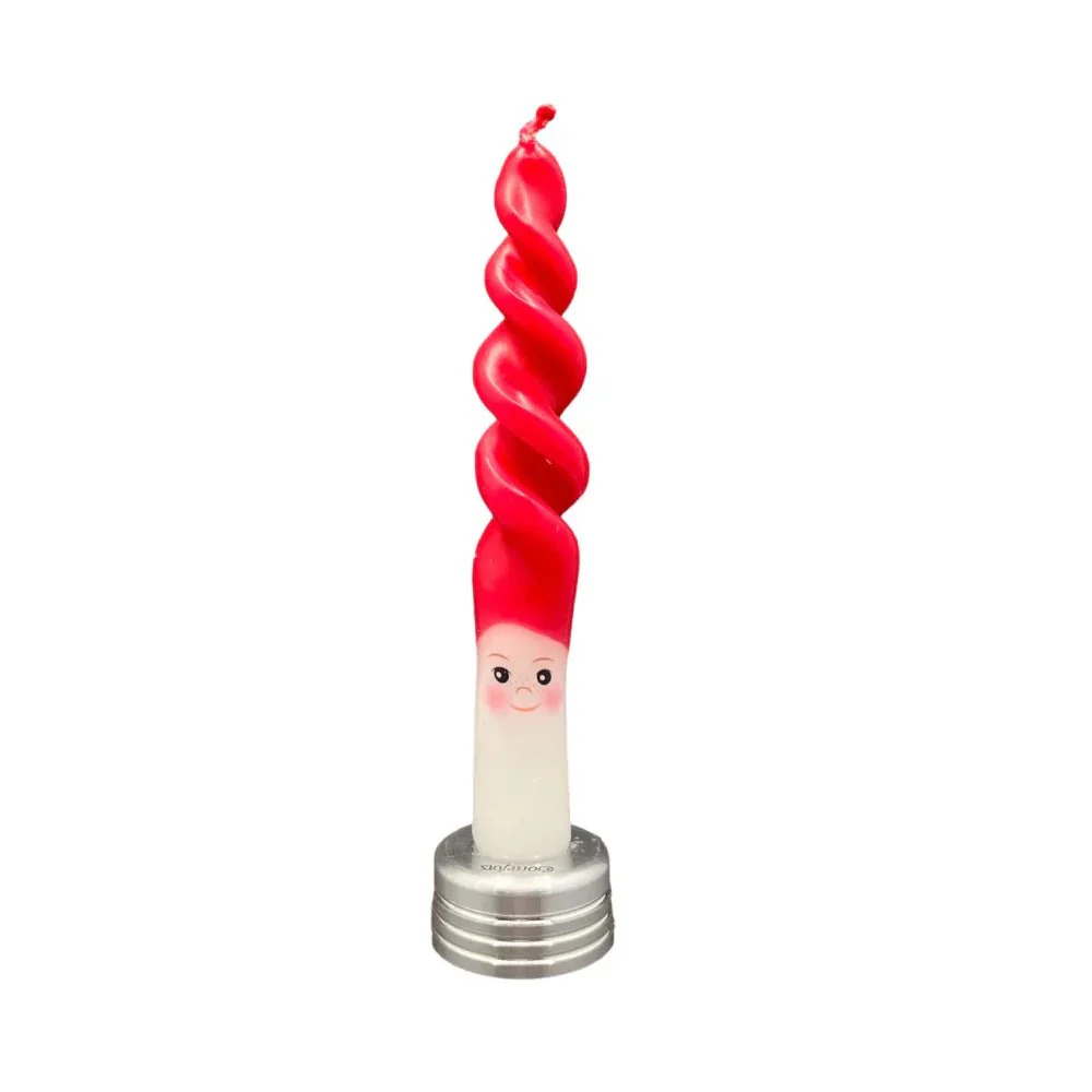 Happy Xmas Elf Taper Candles - Image 4