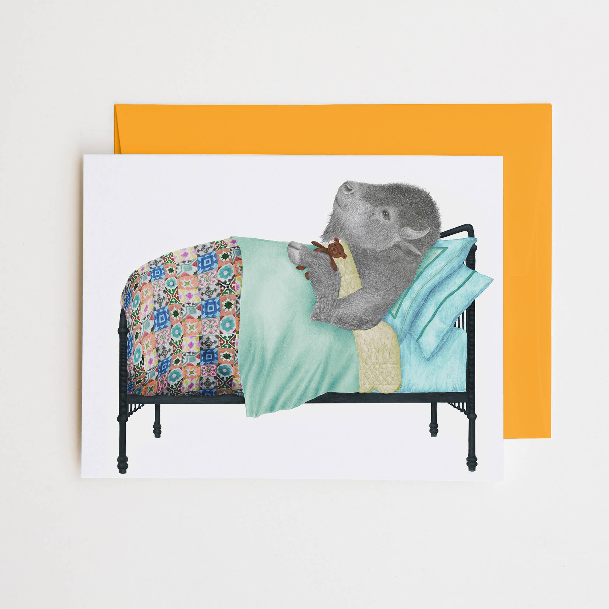Harvey Curranhall Plains Bison Card