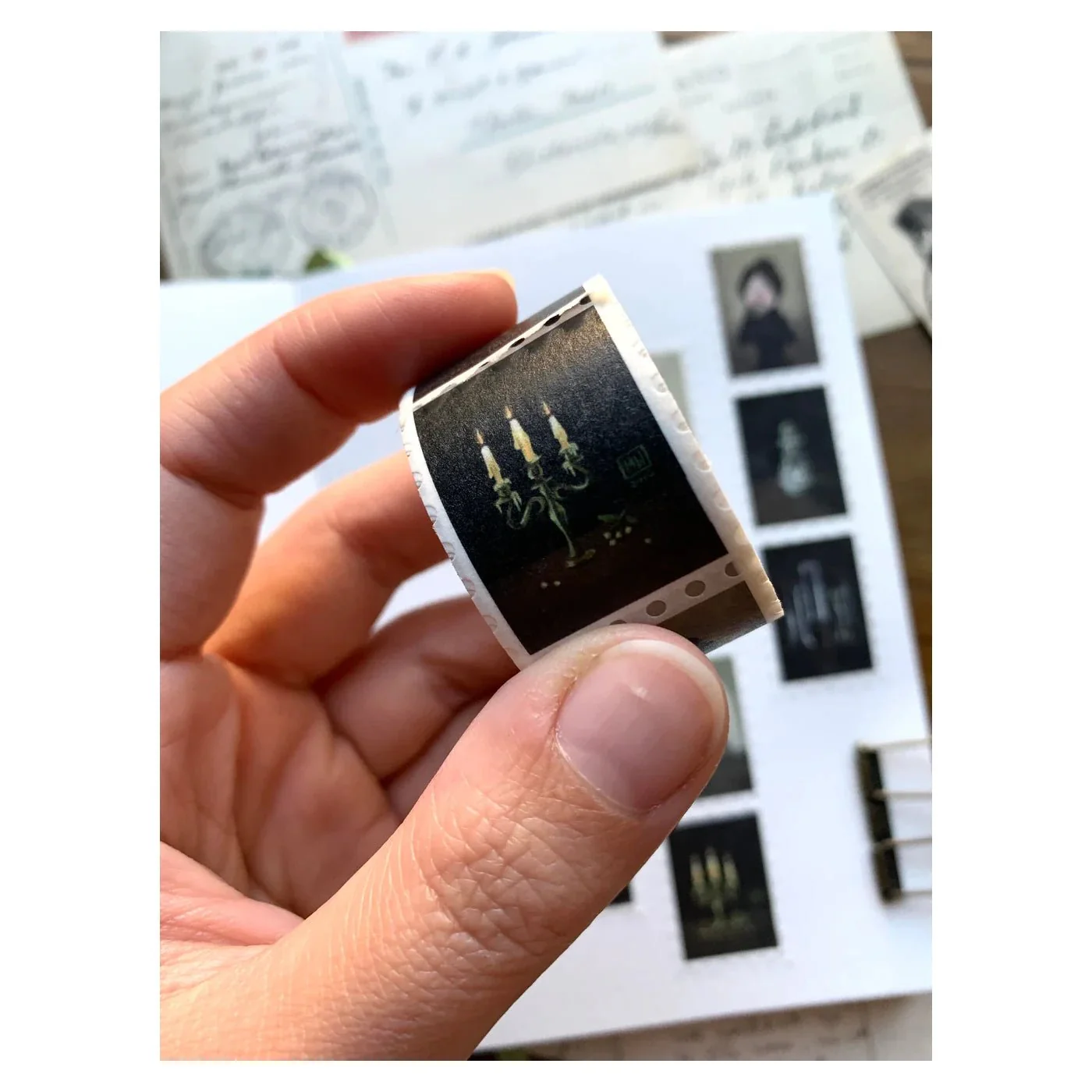 Haunted Victorian Manor Stamp Washi Tape - Image 2
