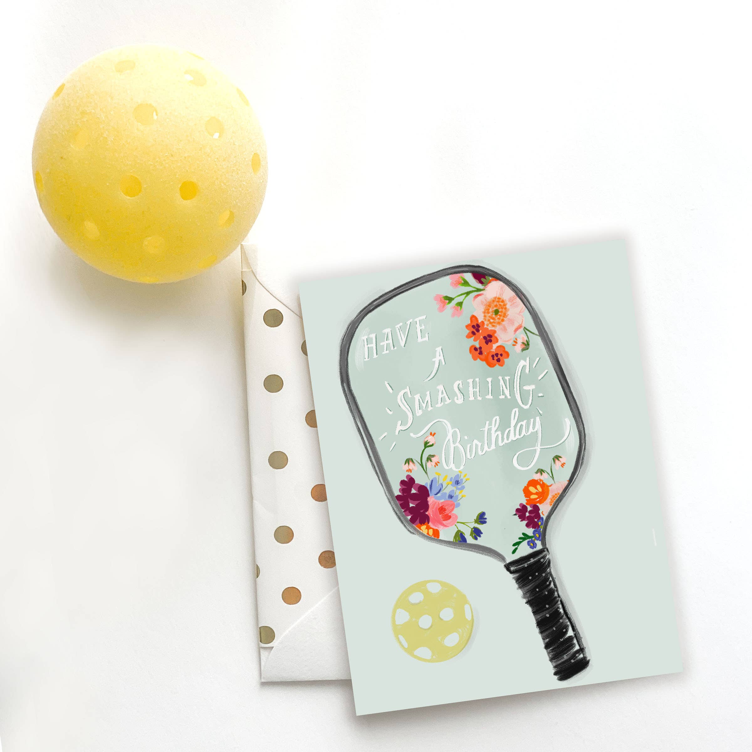 Smashing Pickleball Birthday Card - Image 2