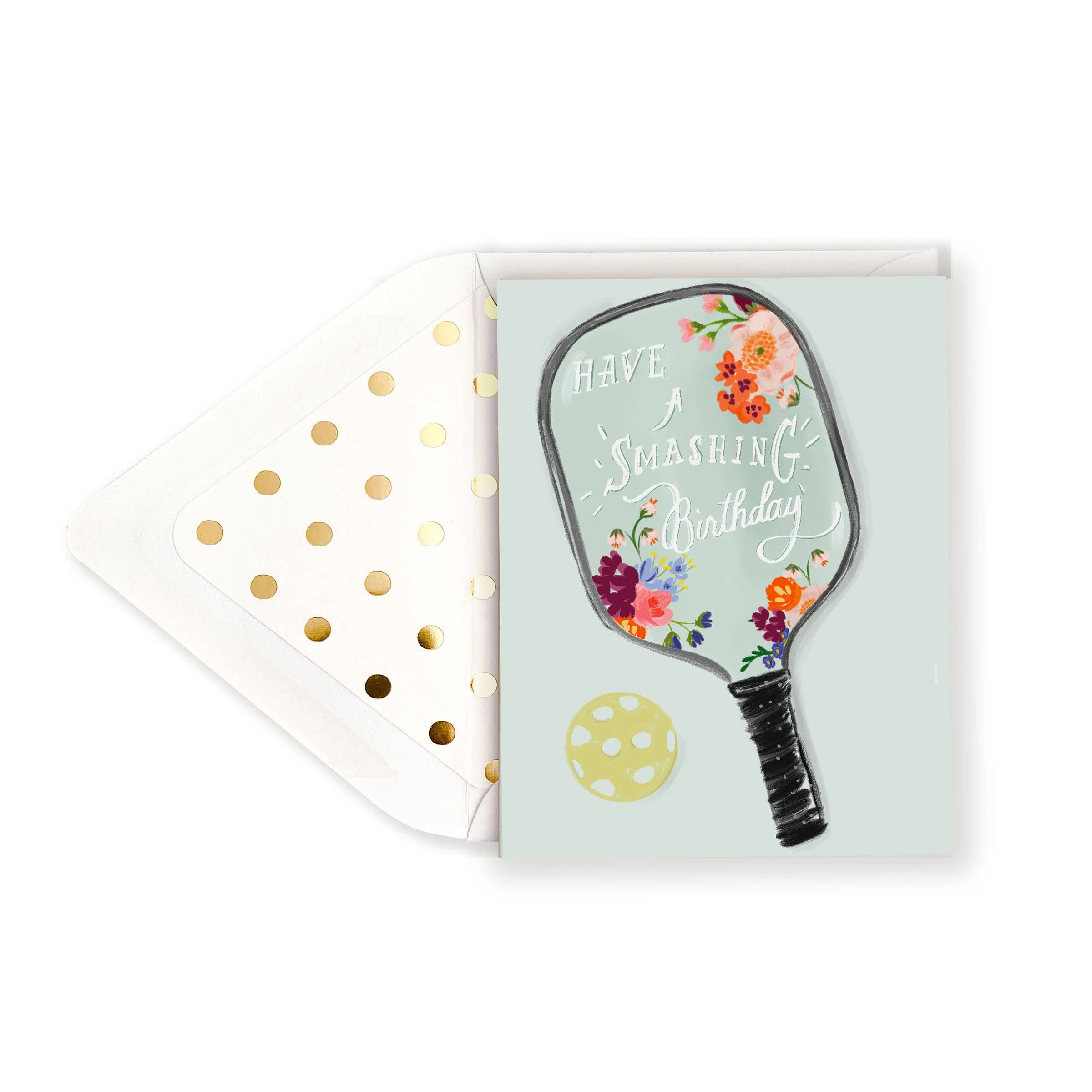 Smashing Pickleball Birthday Card - Image 3