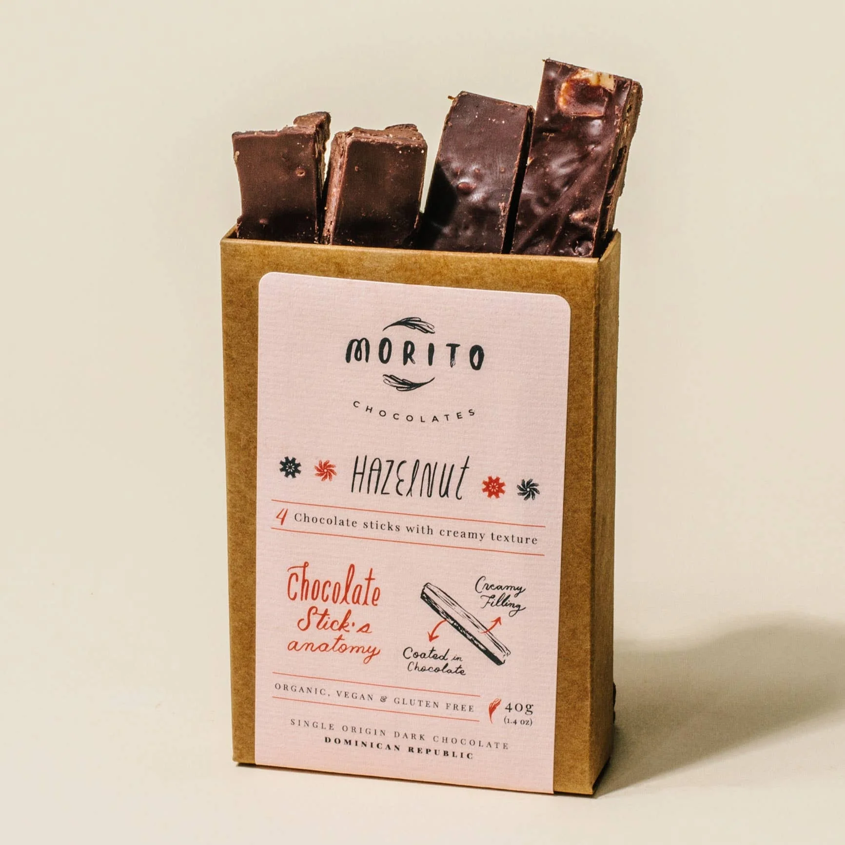 Hazelnut Dark Chocolate Sticks - Image 2