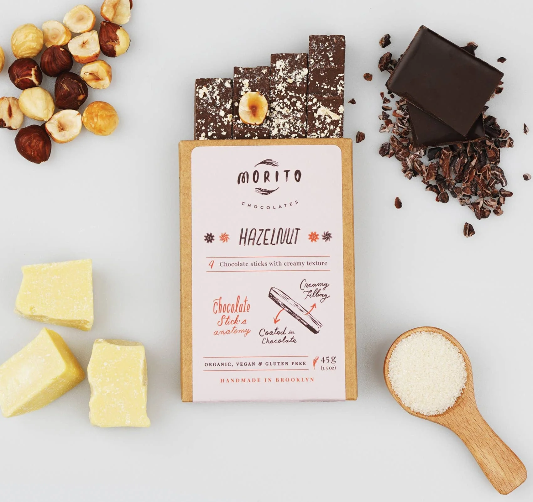 Hazelnut Dark Chocolate Sticks - Image 3