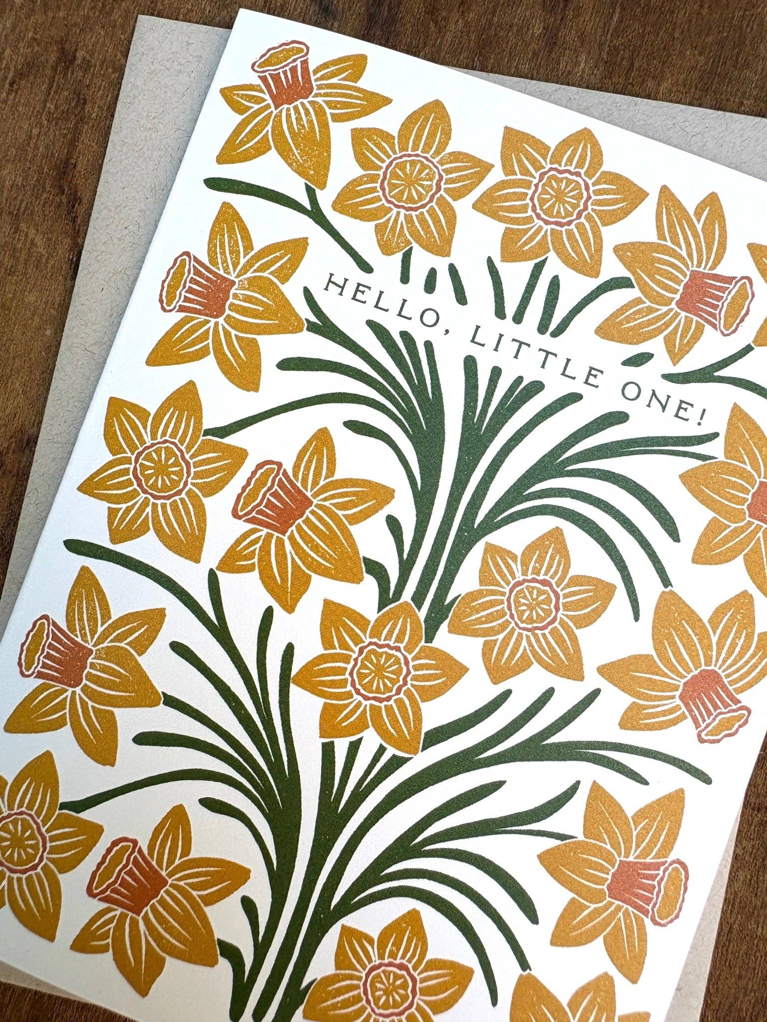 Daffodils Little One Baby Card - Image 4