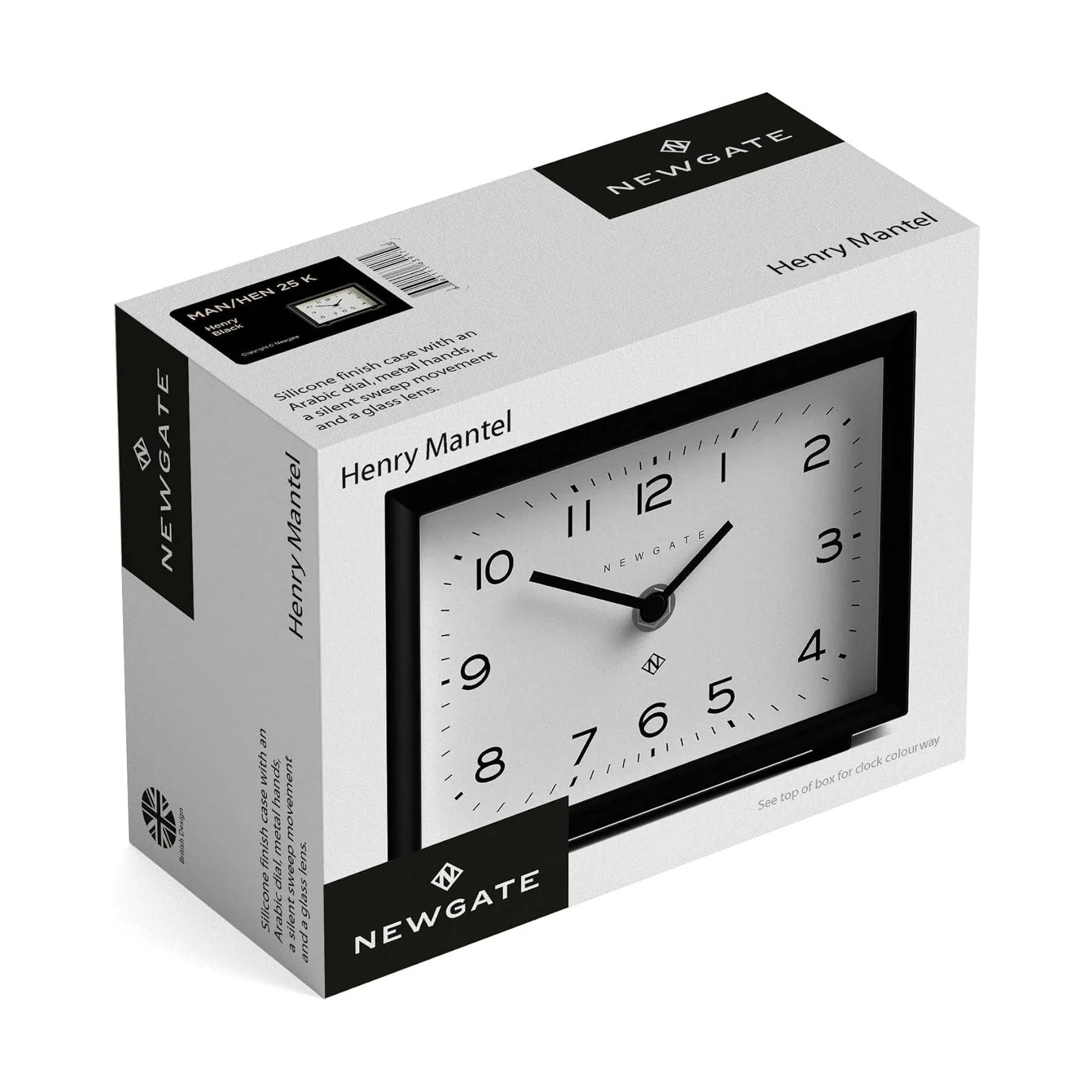 Henry Mantel Desk Clock - Image 5