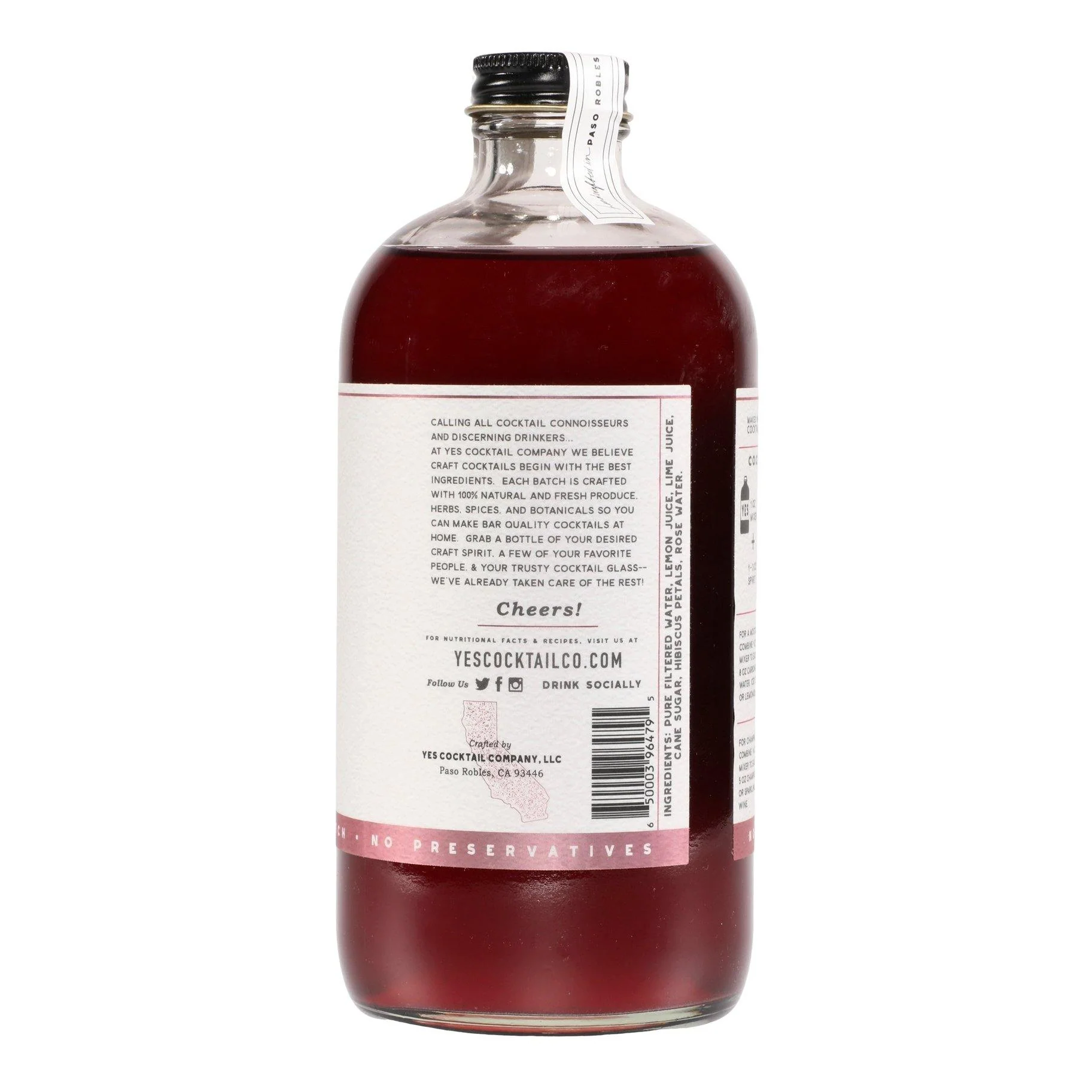 Hibiscus Rose Cocktail Mixer - Image 3