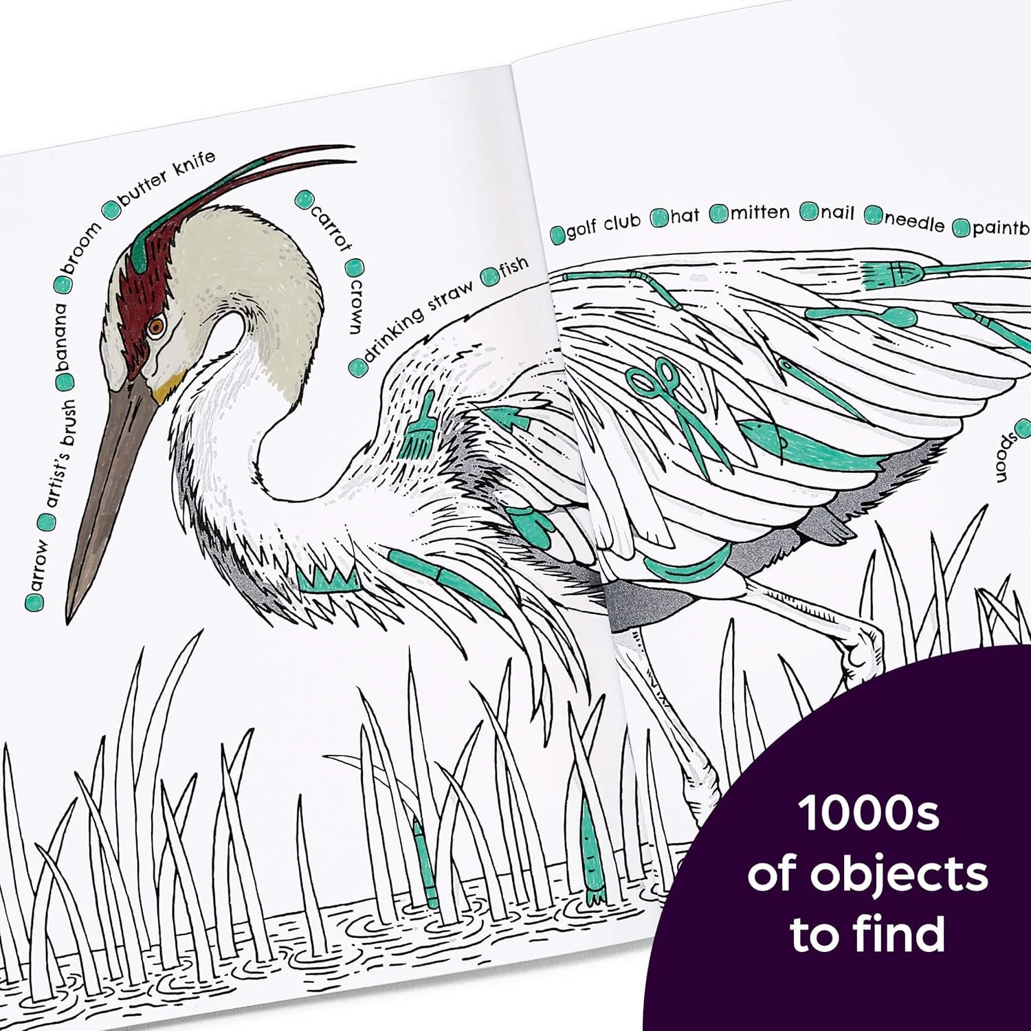 Hidden in Nature: A Cozy Hidden Pictures Coloring Book - Image 4