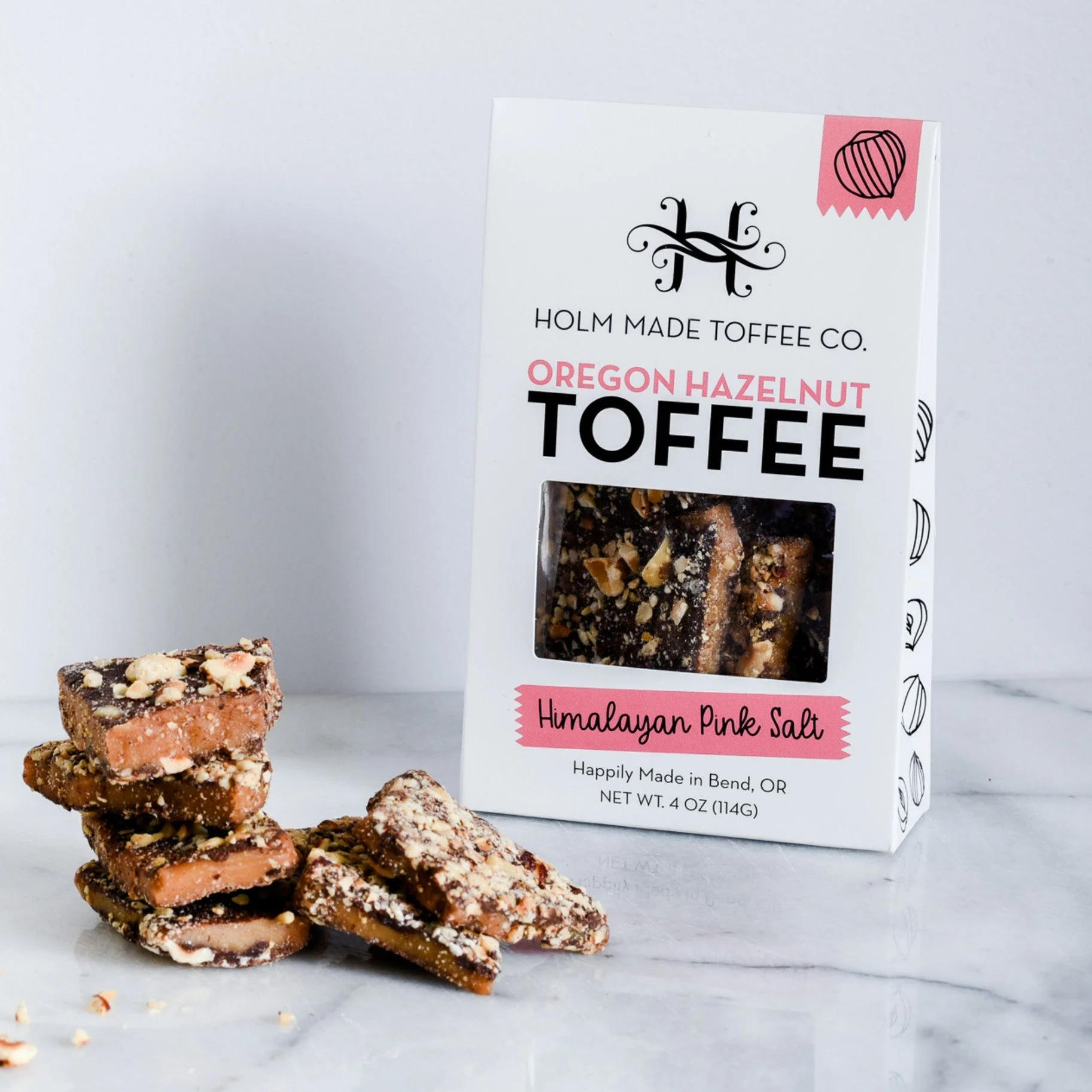 Oregon Hazelnut Toffee: Himalayan Pink Salt - Image 2