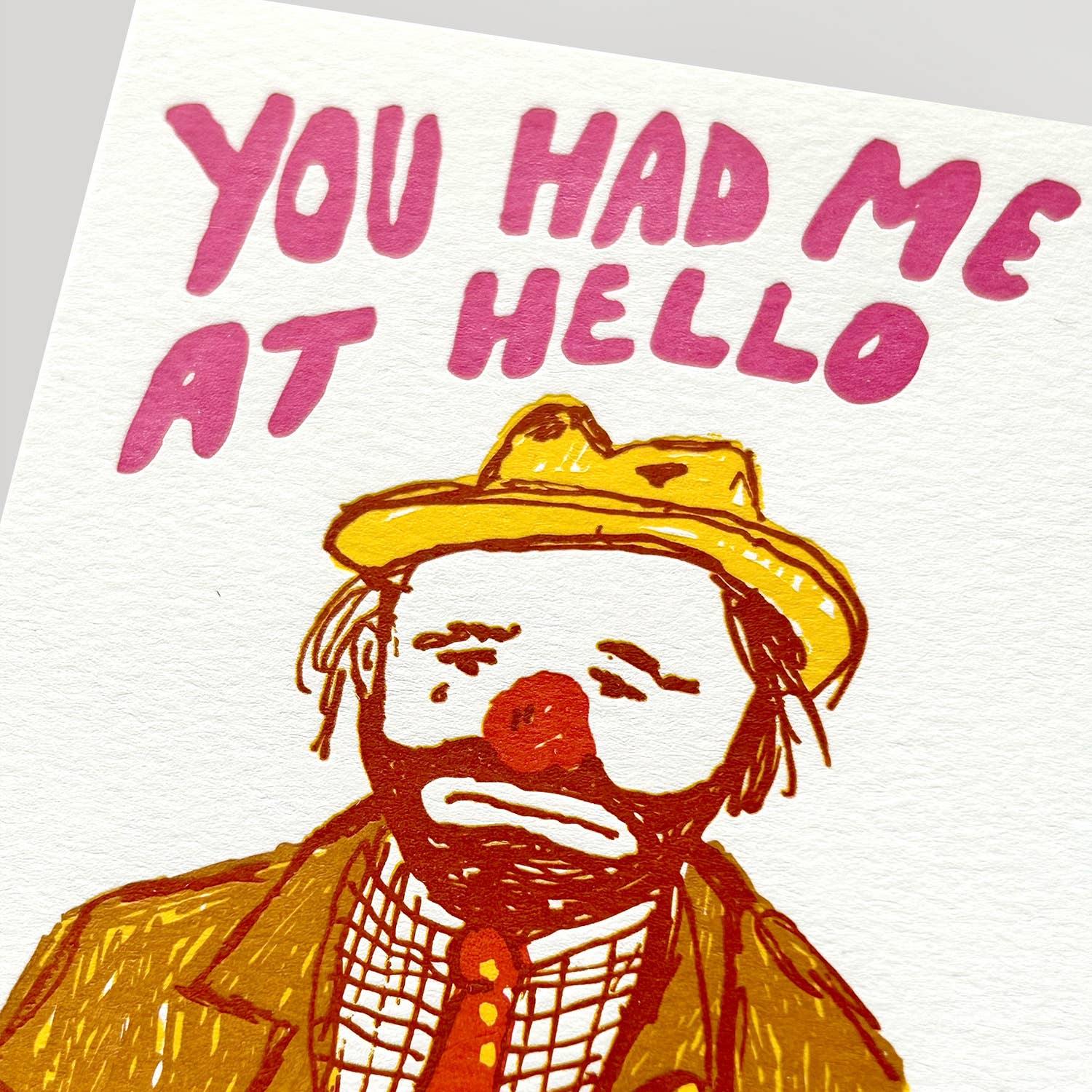 Hobo Clown Love Card - Image 2