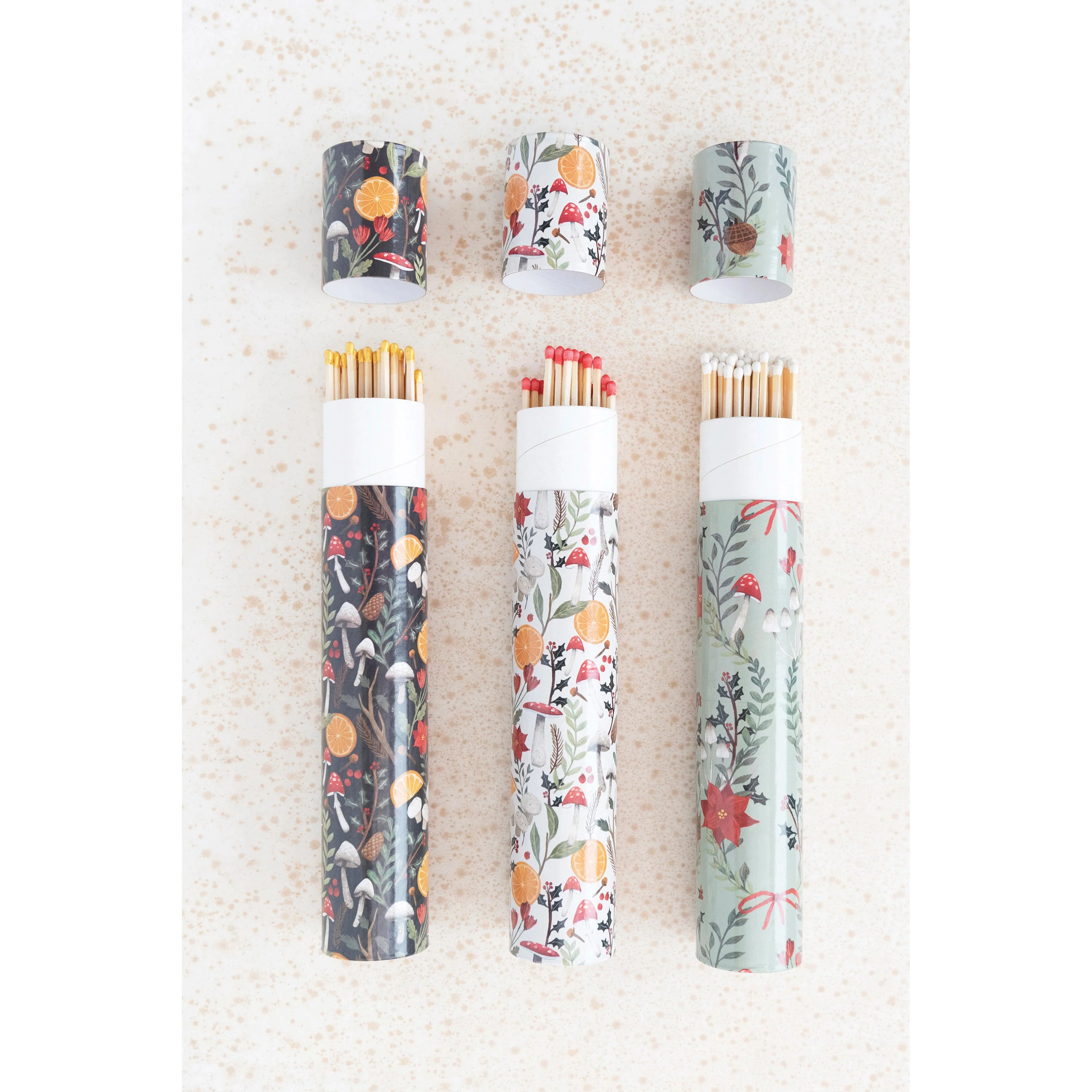 Holiday Foliage Fireplace Safety Matches - Image 2