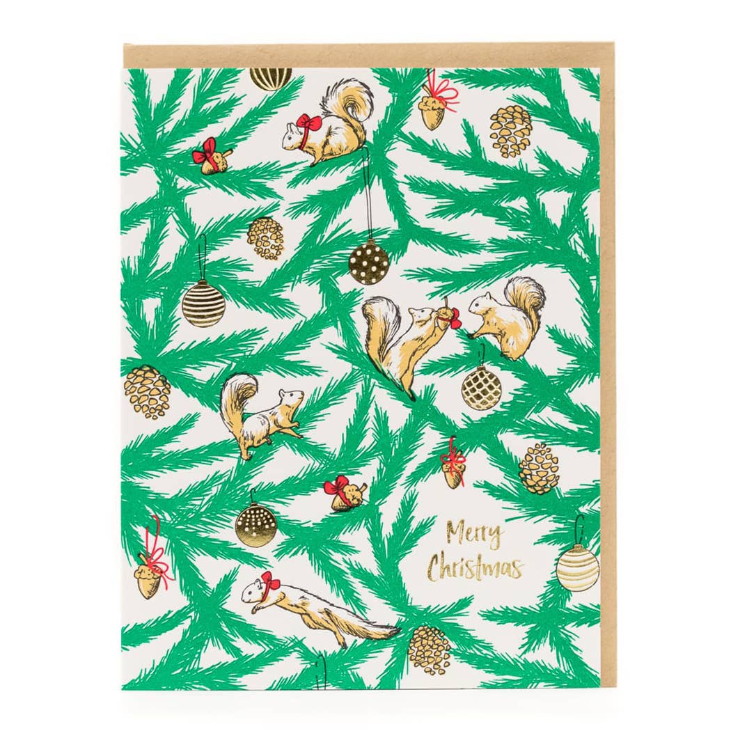 Holiday Squirrel Card Box Set