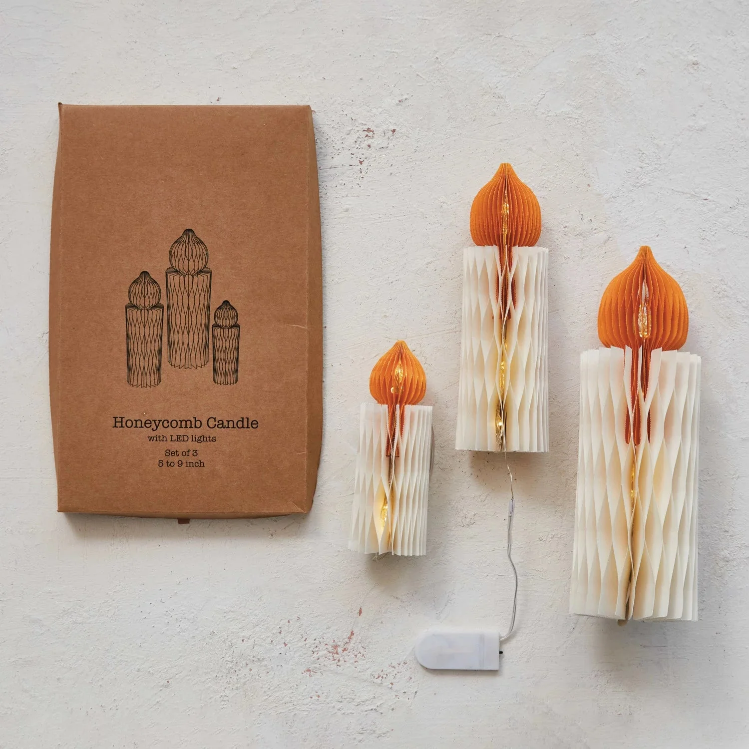 Honeycomb Candles Set - Image 2