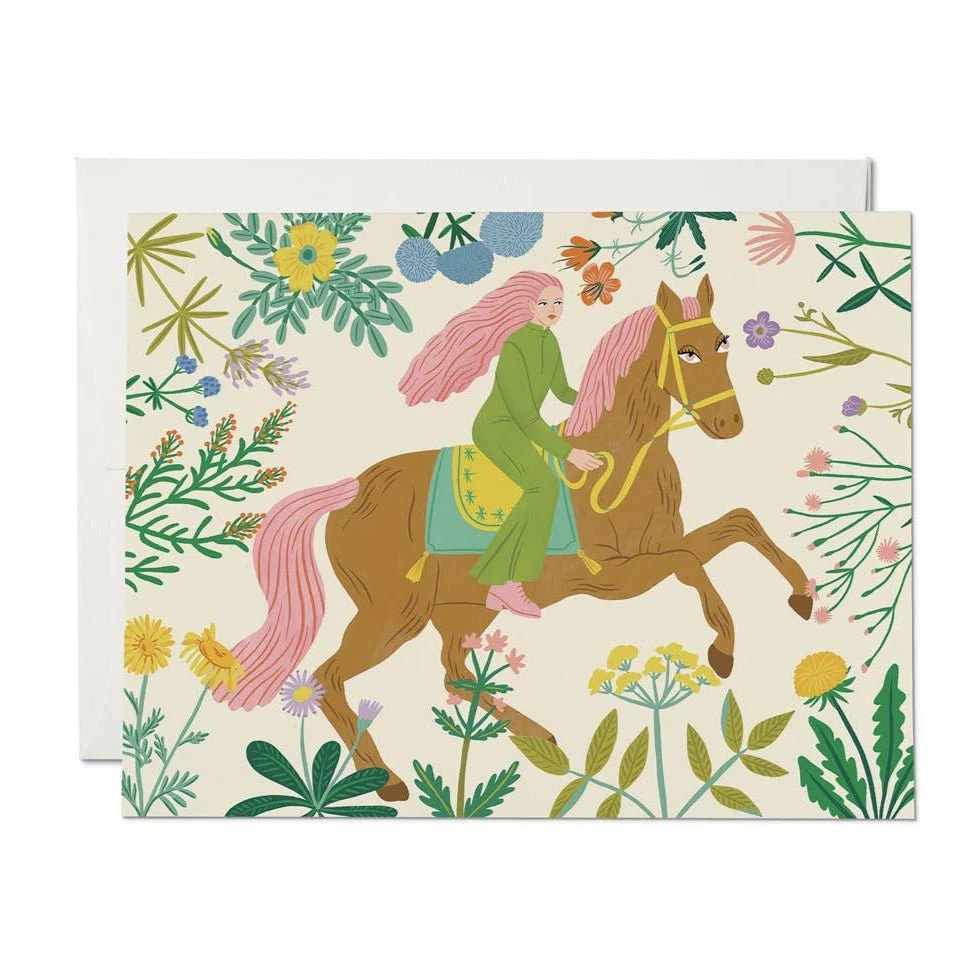 Horse Child Card