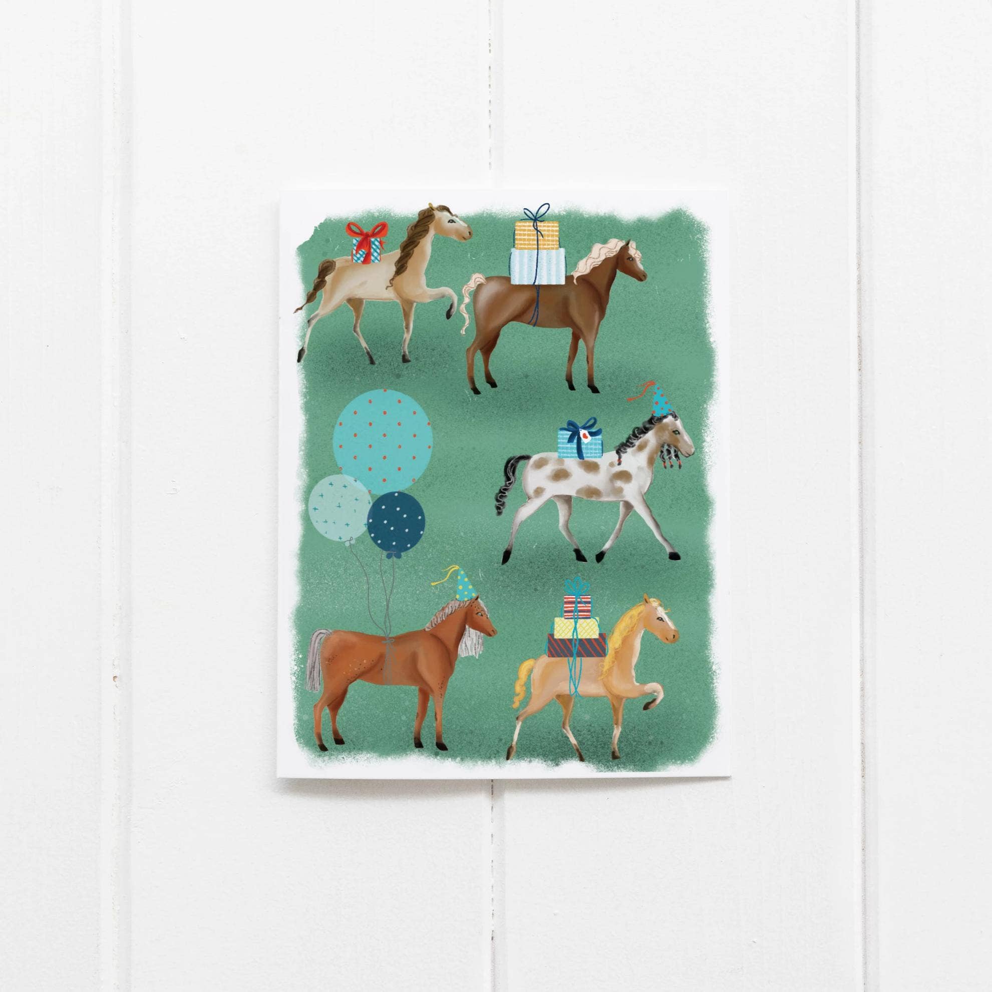 Horse Party Birthday Card - Image 2