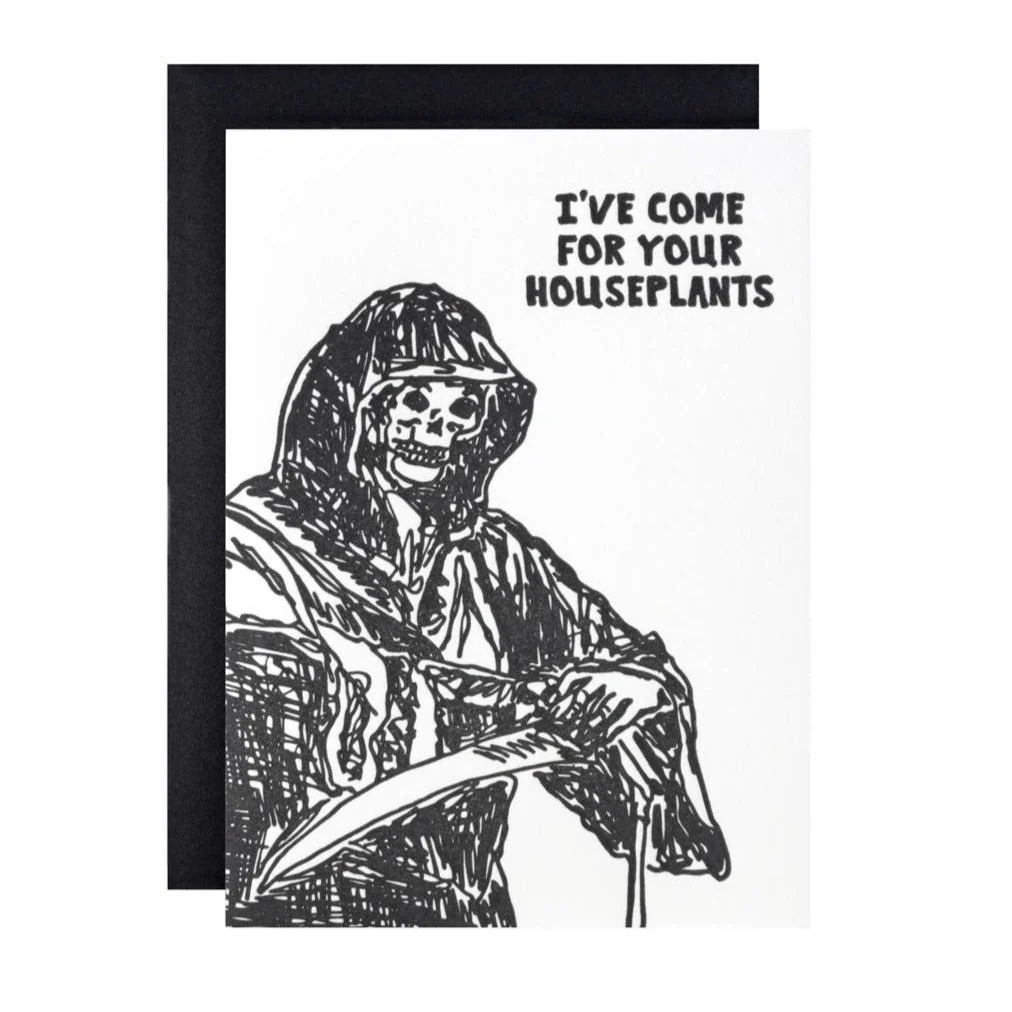 Houseplants Reaper Card