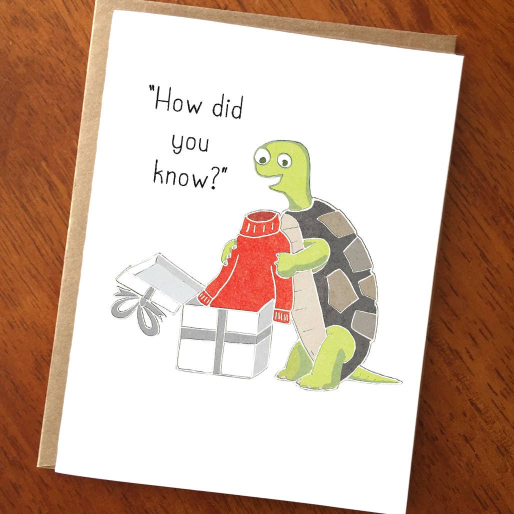 How Did You Know? Thank You Card - Image 2