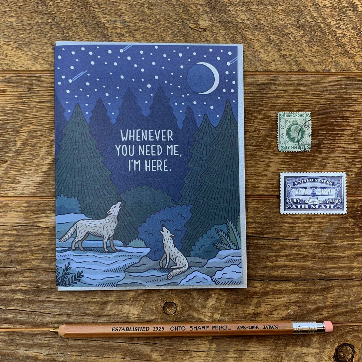 Howling Wolves Card - Image 2