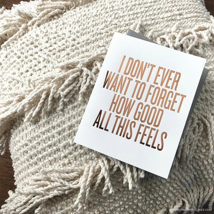 I Don't Want To Forget Card - Image 2
