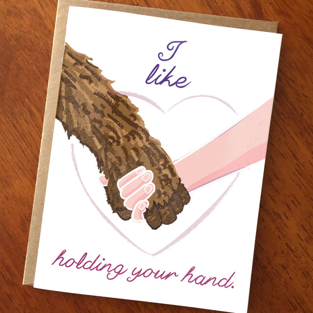 Holding Your Hand Love Card - Image 2
