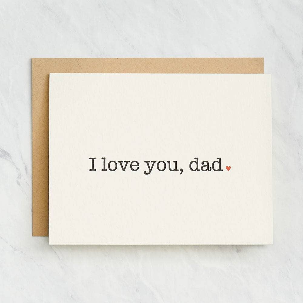 I Love You Father's Day Card
