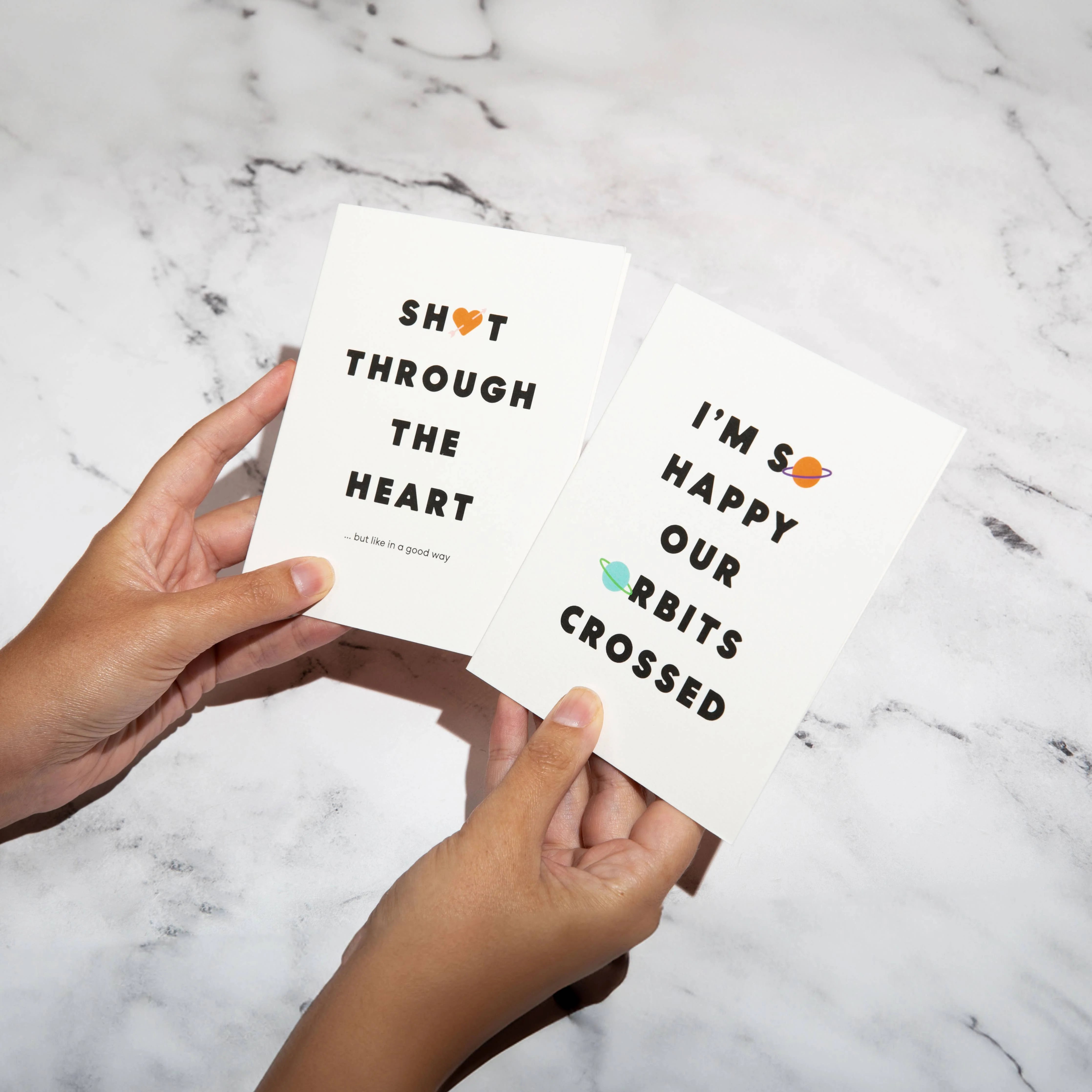 Orbits Crossed Love Card - Image 2