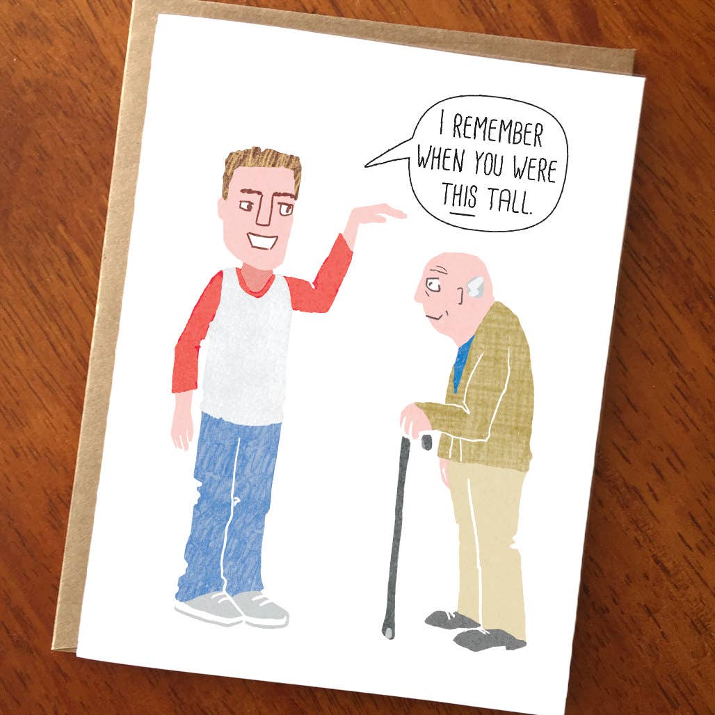 You Were This Tall Birthday Card - Image 2