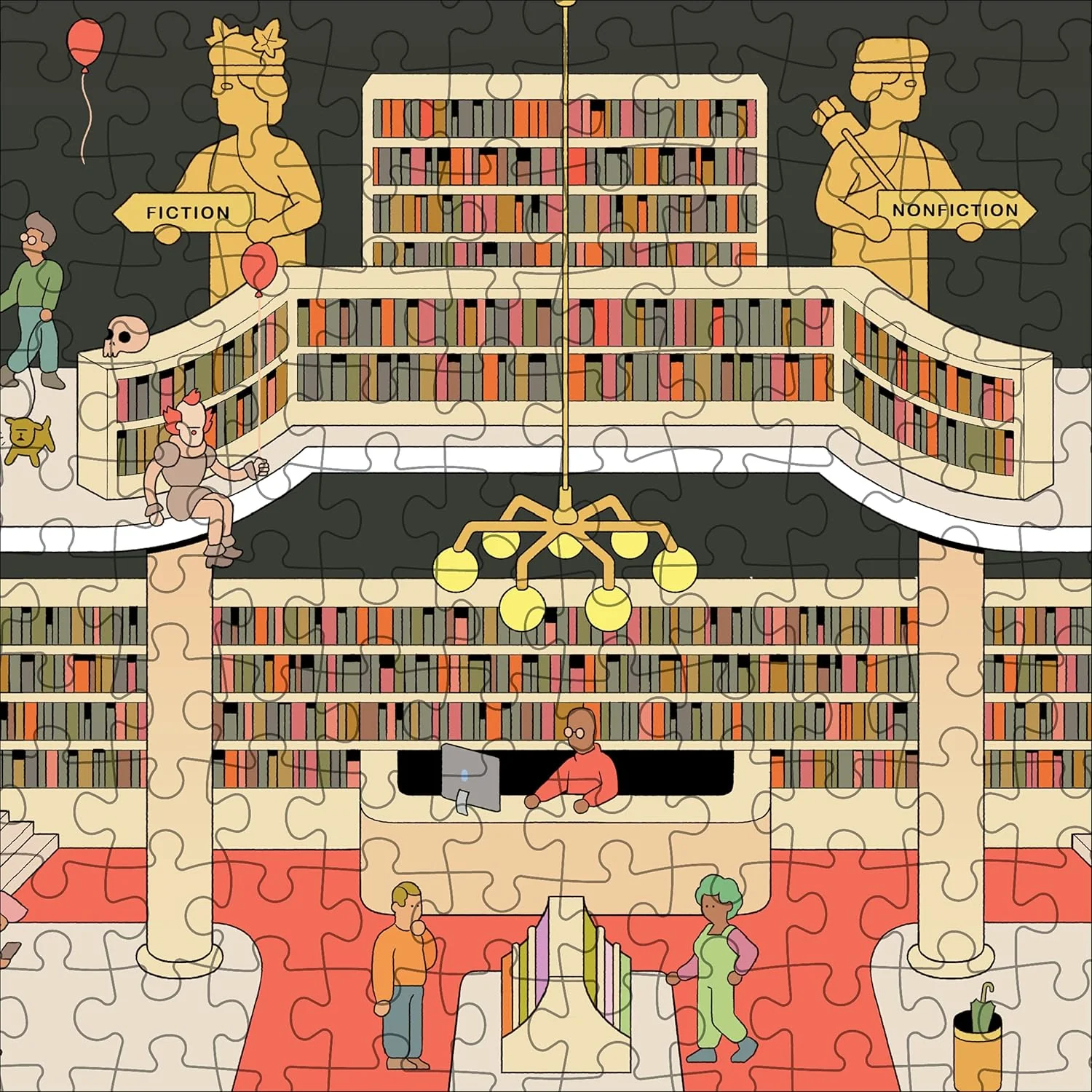 In the Bookstore 1000 Piece Puzzle - Image 2